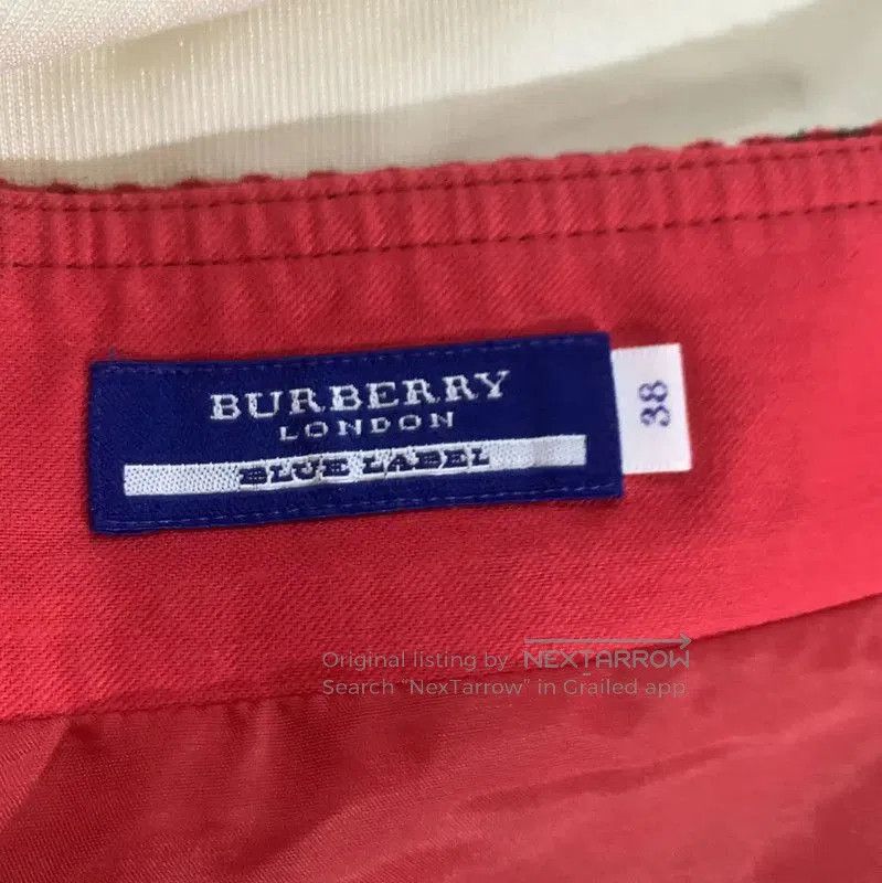 Burberry Burberry Red Wool Blend Skirt for Women. Size 28" / US 6 / IT 42 - 5 Thumbnail