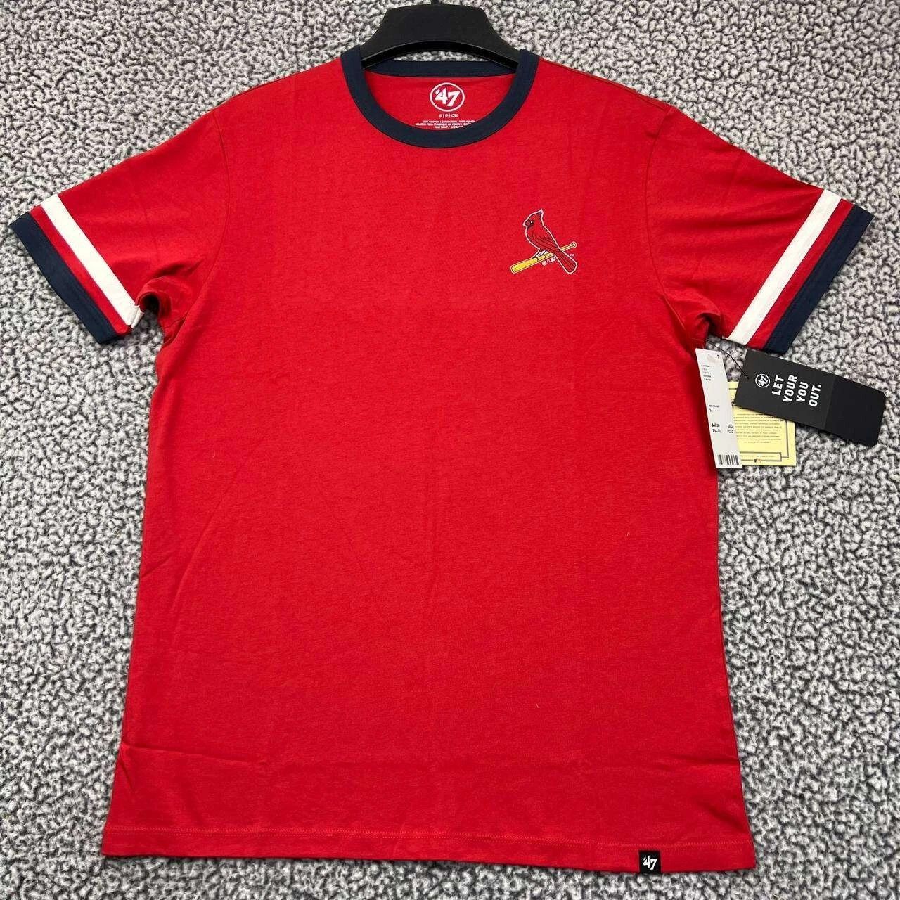 47 Brand St. Louis Cardinals Shirt Men Short Sleeve Cotton New S Size US S / EU 44-46 / 1 - 1 Thumbnail