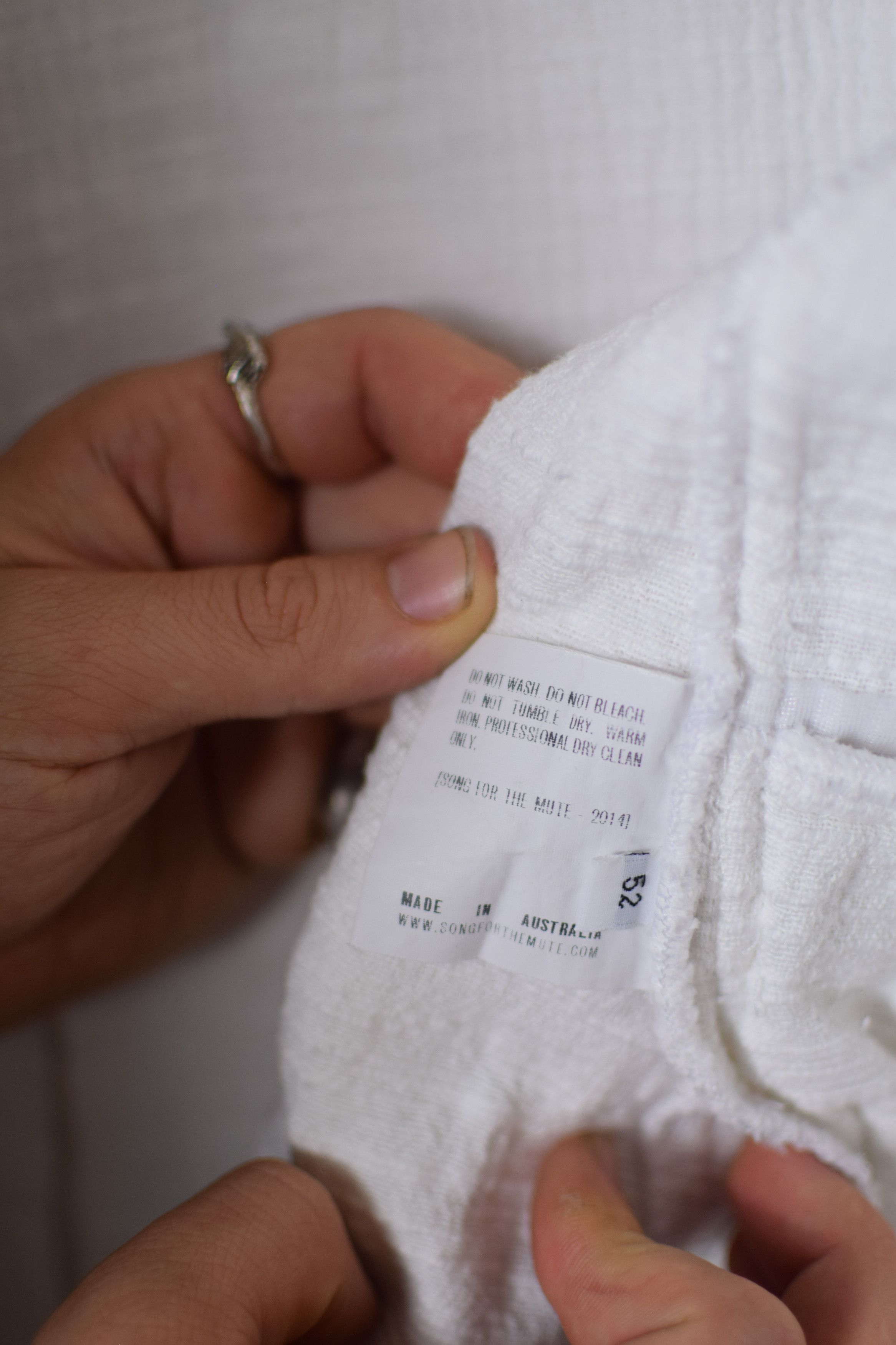 Song For The Mute SftM 2014 White Blazer Size 52R - 11 Thumbnail