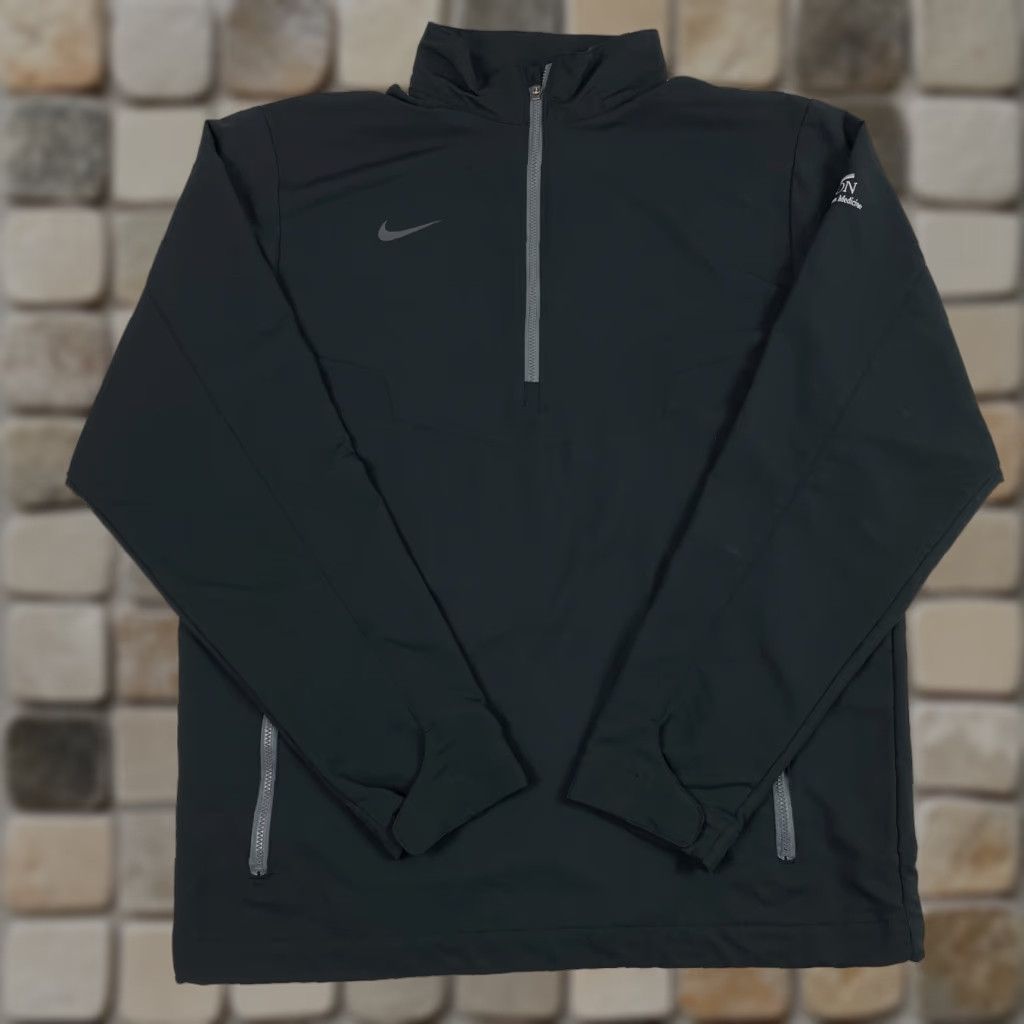 Nike Nike Dri-FIT Shirt Mens Small Black 1/4 Zip Pullover Running Gym Workout Training Activewear Golfing Holiday? Size US S / EU 44-46 / 1 - 1 Thumbnail