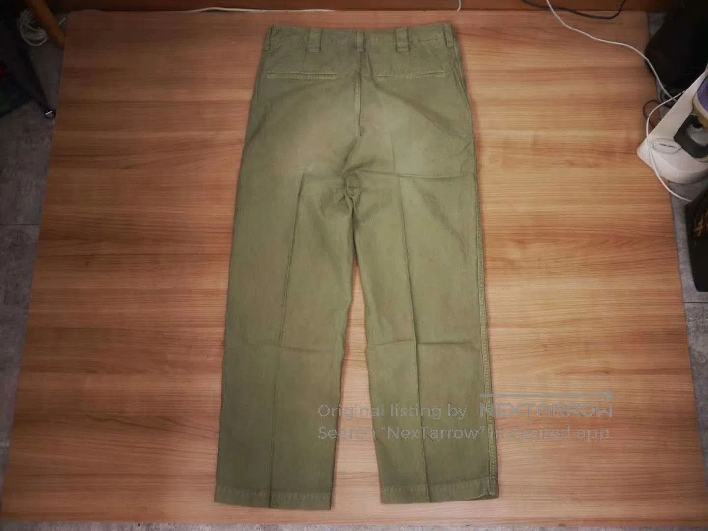 Visvim VISVIM Wide Chino Pants Green. Size US 28 / EU 44 - 5 Thumbnail
