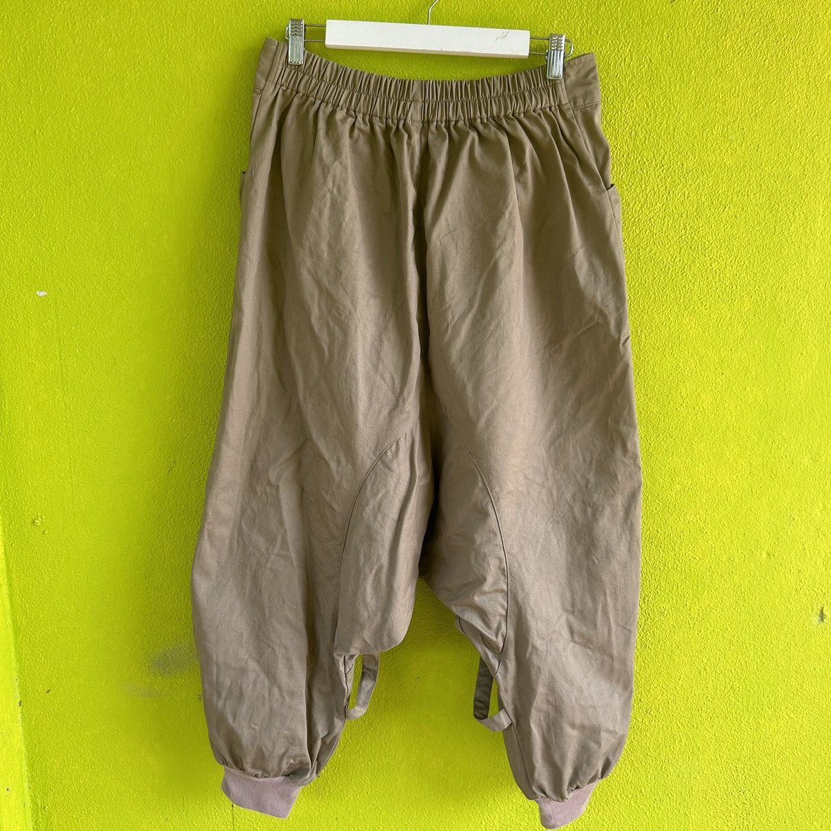 Vintage Vintage Open Mind Drop Crotch Bondage Stretchable Waist Pant Size US 31 - 7 Thumbnail