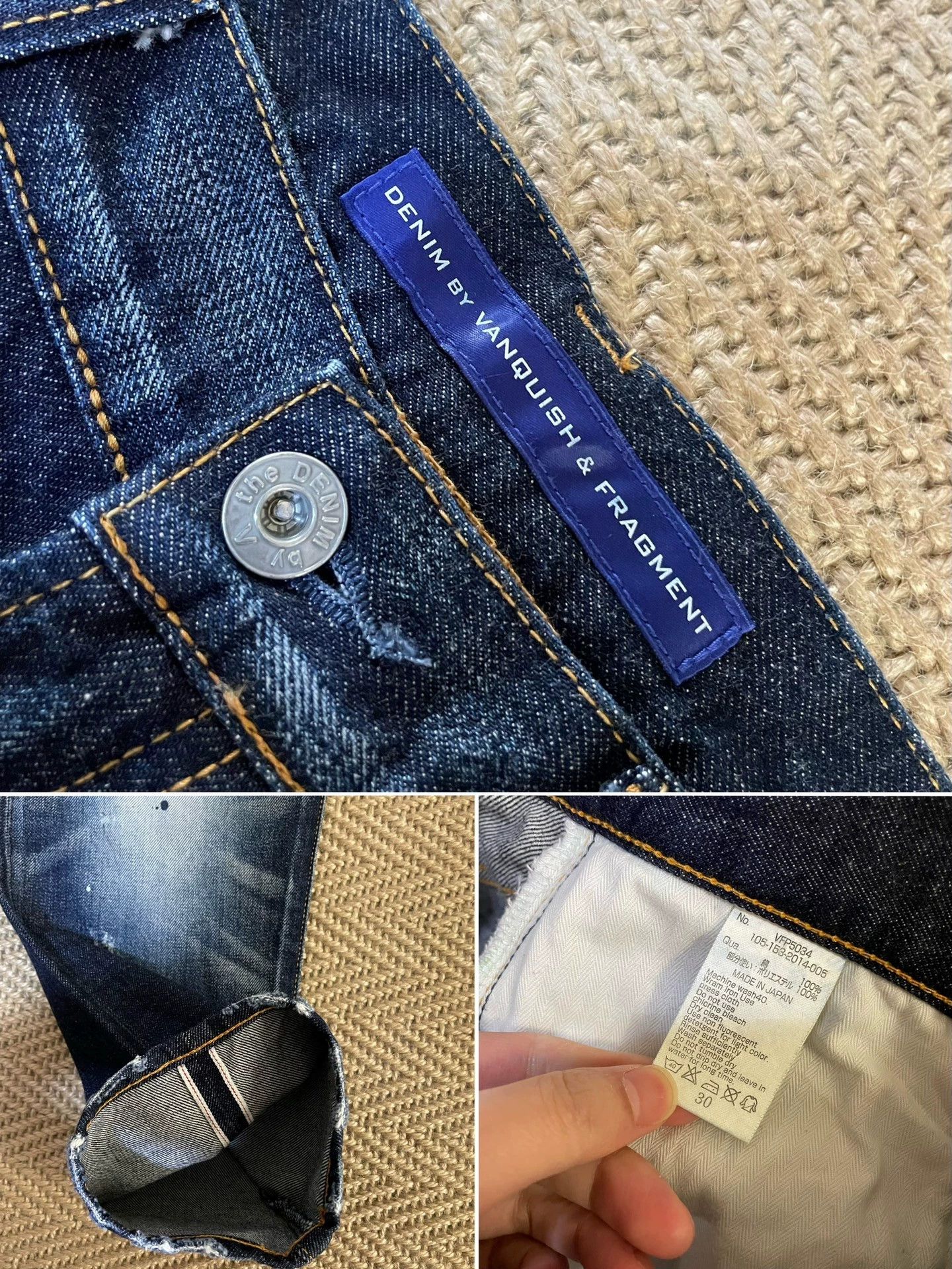 Fragment Design Fragment x VANQUISH Lightning 9 - q Jeans W30 Mud Wash New Size US 30 / EU 46 - 9 Thumbnail