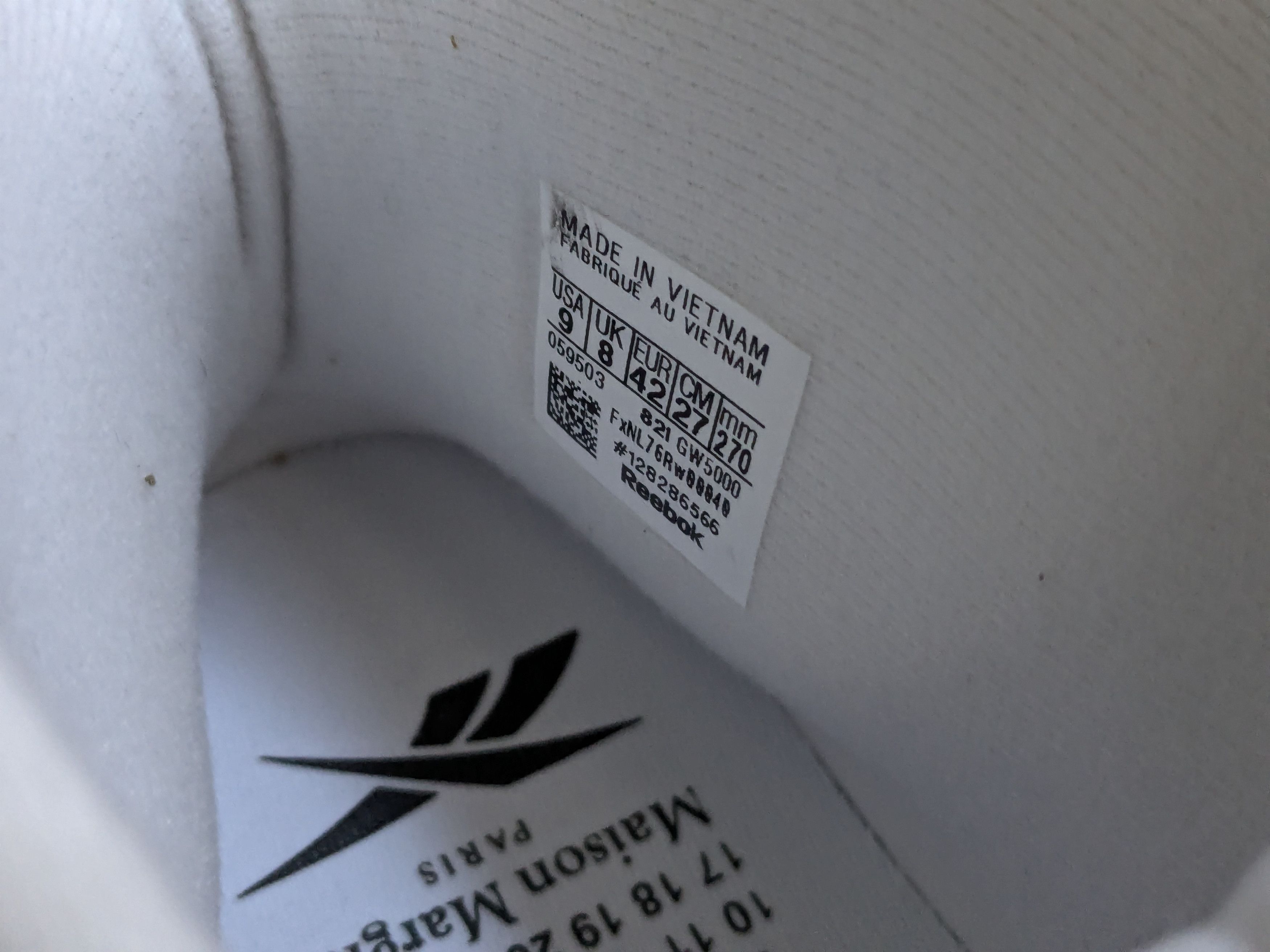 Maison Margiela × Reebok Maison Margiela Reebok Question White 9 High Tops Leather Size US 9 / EU 42 - 7 Thumbnail
