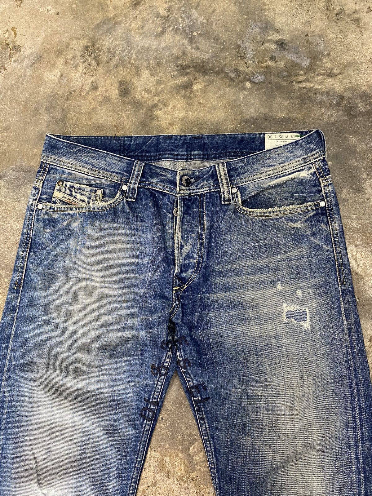 Diesel × Japanese Brand × Vintage Diesel industries blue jeans wash Size US 32 / EU 48 - 5 Thumbnail