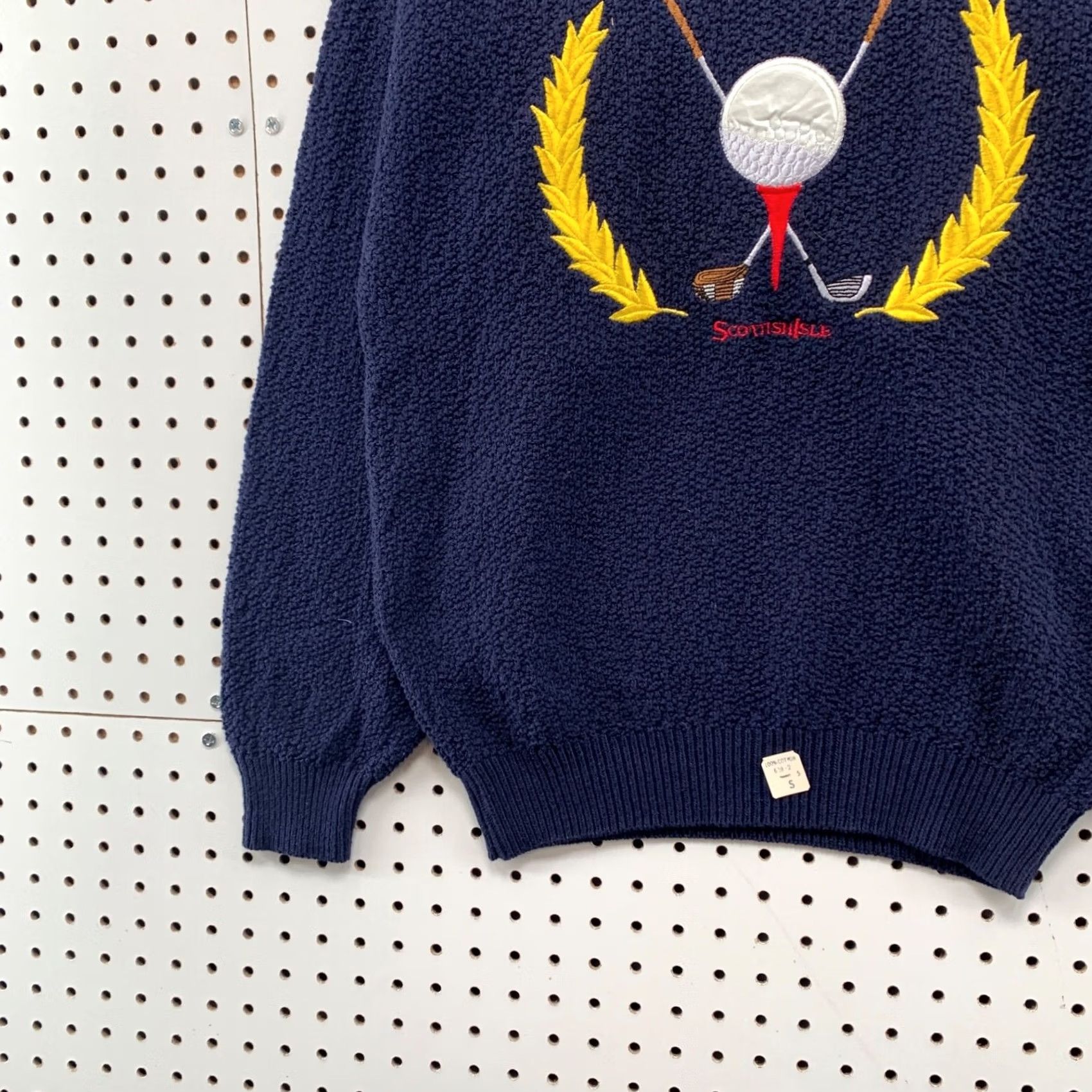 Vintage VINTAGE Bernette Golf Knit Sweater Shirt Mens Small Blue USA19x27 Size US S / EU 44-46 / 1 - 6 Thumbnail