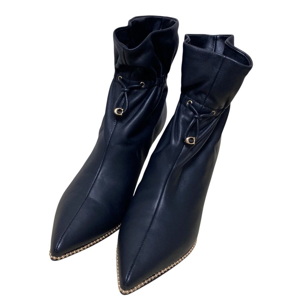 Coach Coach Coach CHRISSY LTHR Bootie Leather Shoes C5910 DUTY FREE for USA Size ONE SIZE - 1 Thumbnail