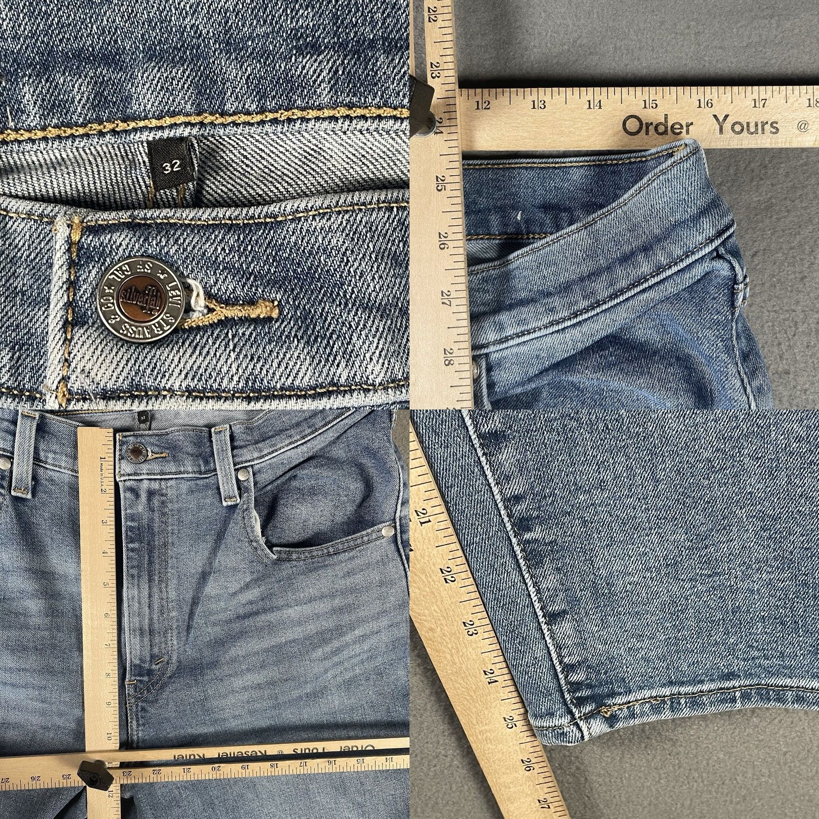 Levi's Levi'S Silver Tab Jeans Women 32x27 Blue High Rise Mom Jean Tapered Medium Wash Size 24" / US 00 / IT 34 - 8 Thumbnail