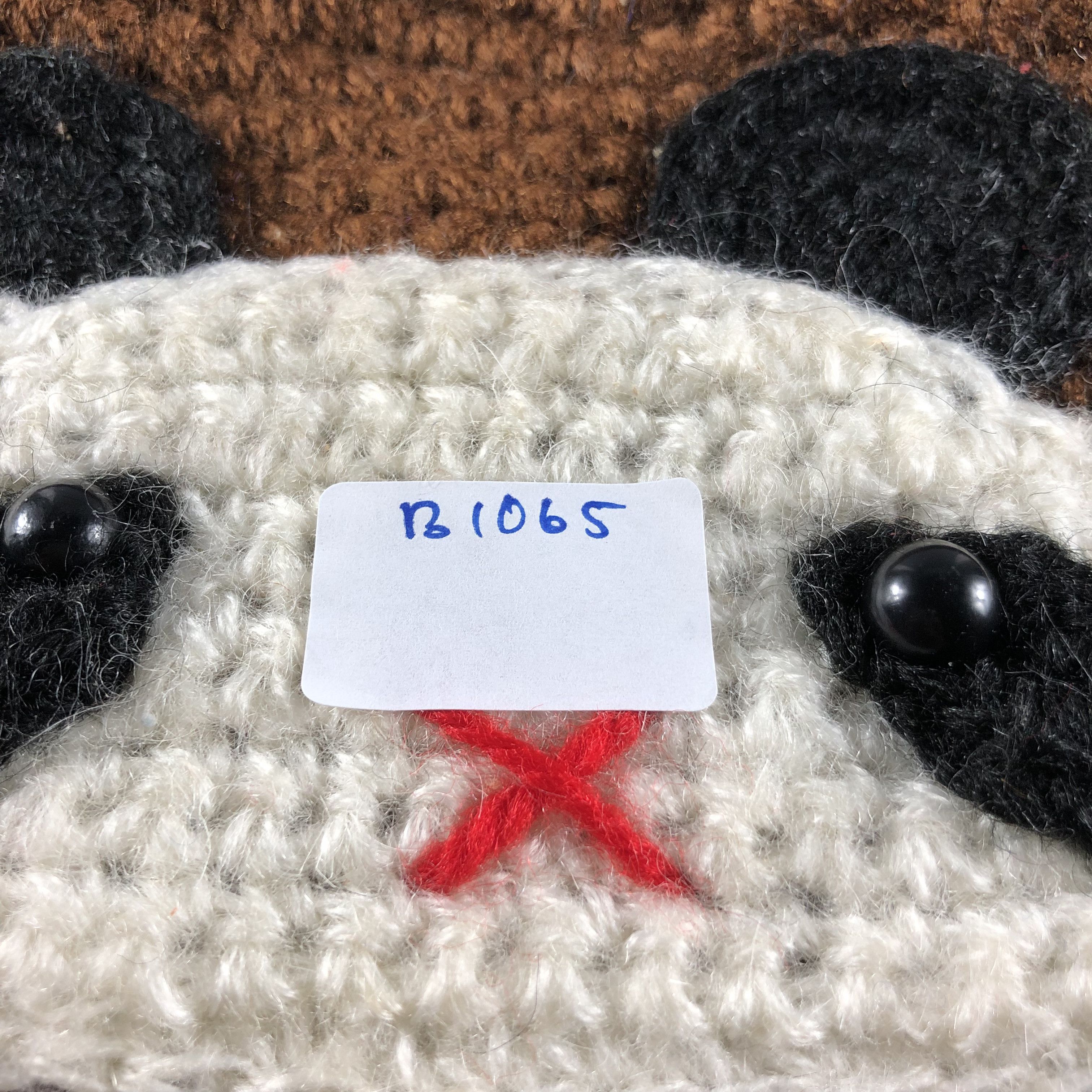 Vintage Kawaii Earflap Panda Beanie Snowcap Snow Hat B1065 Size ONE SIZE - 4 Thumbnail