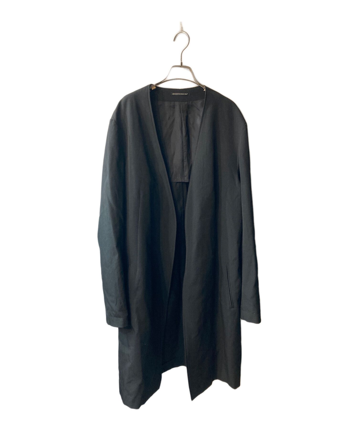 Yohji Yamamoto Yohji Yamamoto pour homme Wrinkled Gabardine Long Jacket Size US XL / EU 56 / 4 - 1 Thumbnail