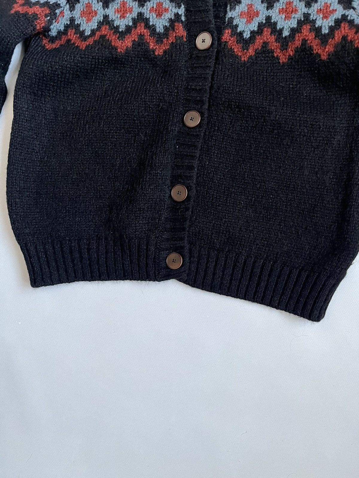 Other Brora Women Wool Alpaca Pattern Button Cardigan Sweater Size S / US 4 / IT 40 - 4 Thumbnail