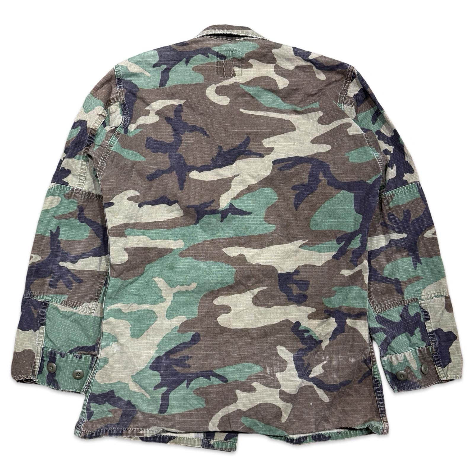 Designer Vintage US Military Army Camo Utility Jacket Size Small Long Size US S / EU 44-46 / 1 - 2 Thumbnail