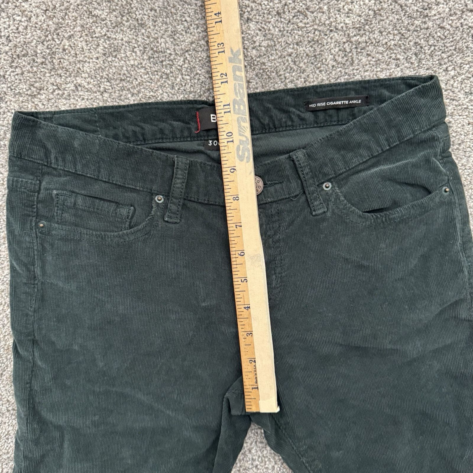 Bdg BDG Pants Mens 30x30 Cigarette Ankle Corduroy Edgy Indie Size US 30 / EU 46 - 5 Thumbnail