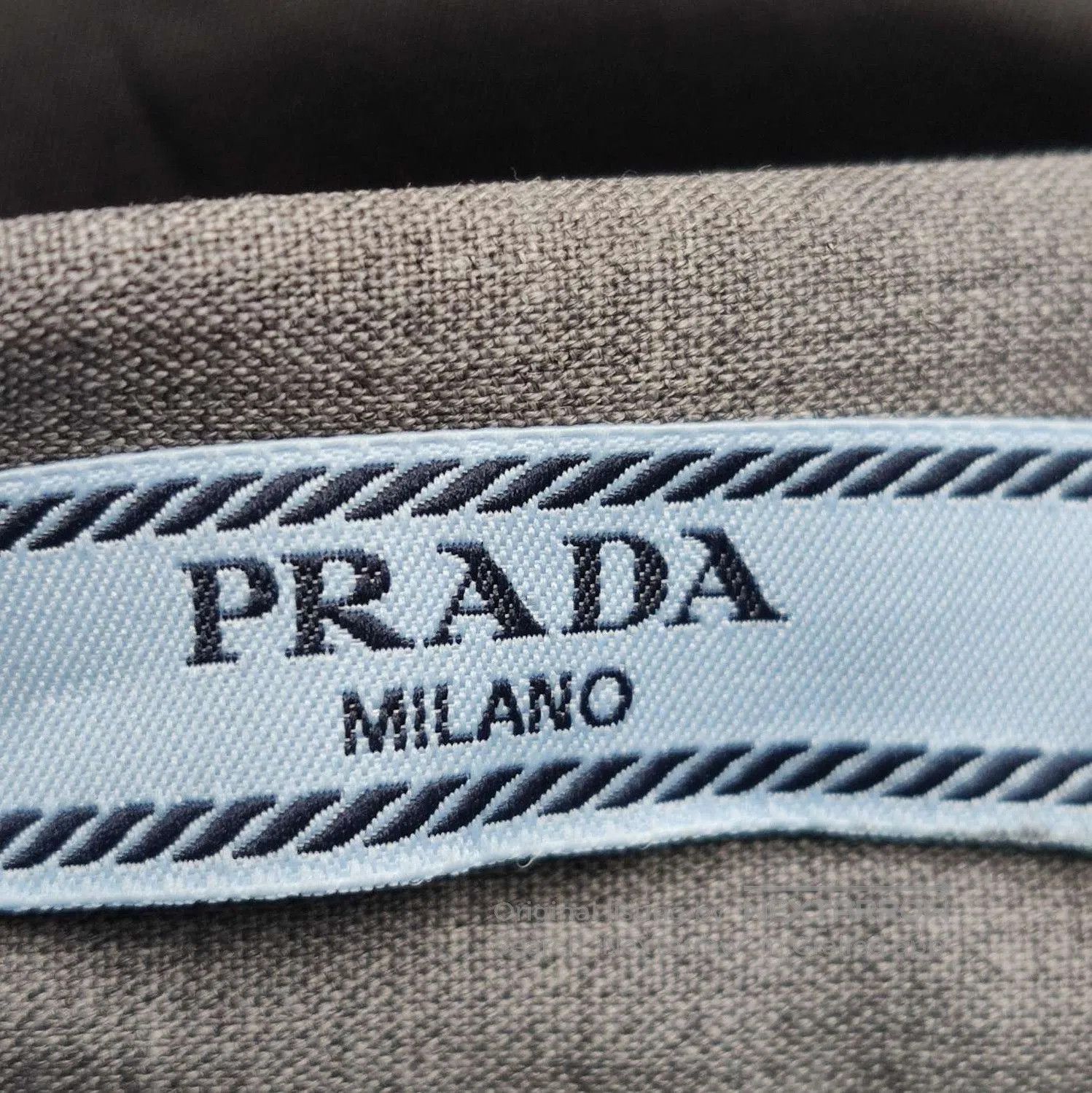 Prada Prada Grey Wool Pleated Midi Skirt . Size 41" - 3 Thumbnail