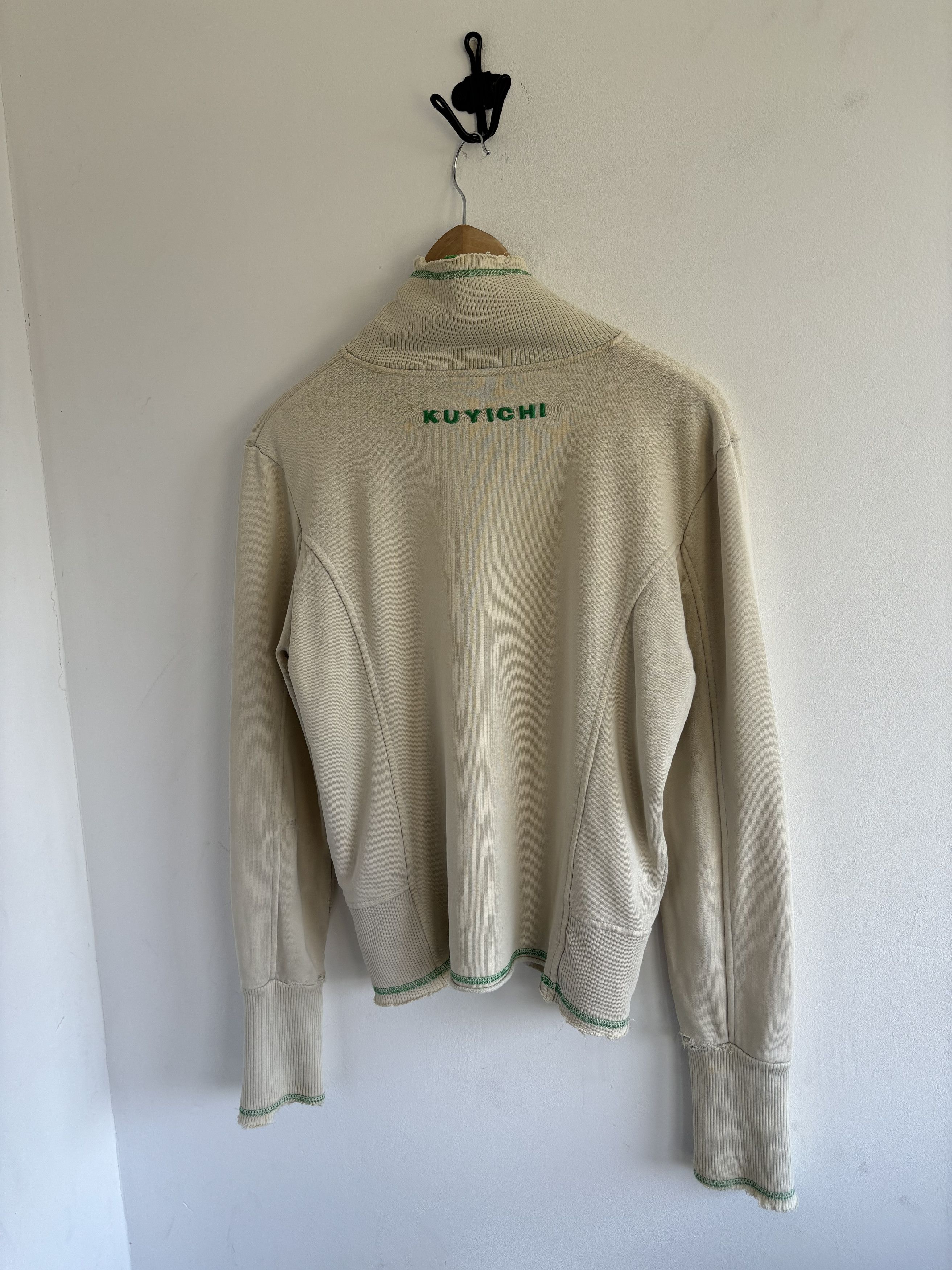 Japanese Brand Vintage KUYICHI Japanese Zip Cropped Disressed Jacket Size US M / EU 48-50 / 2 - 10 Thumbnail