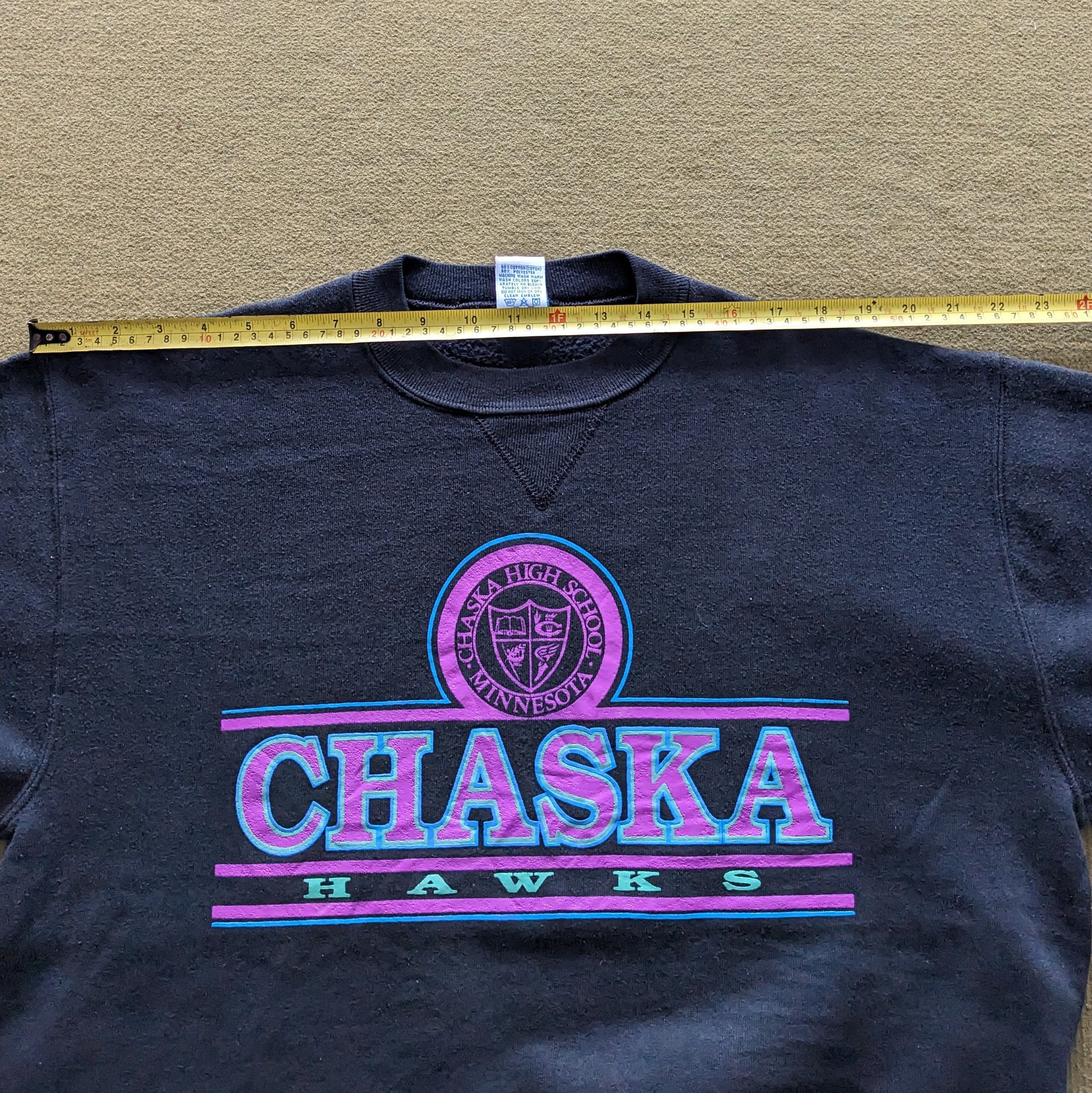 NFL Vintage CHASKA HAWKS High School Football Sweatshirt Size US L / EU 52-54 / 3 - 5 Thumbnail