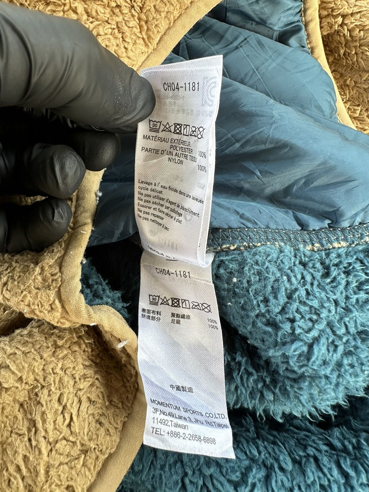 Chums fleece sherpa full zipper