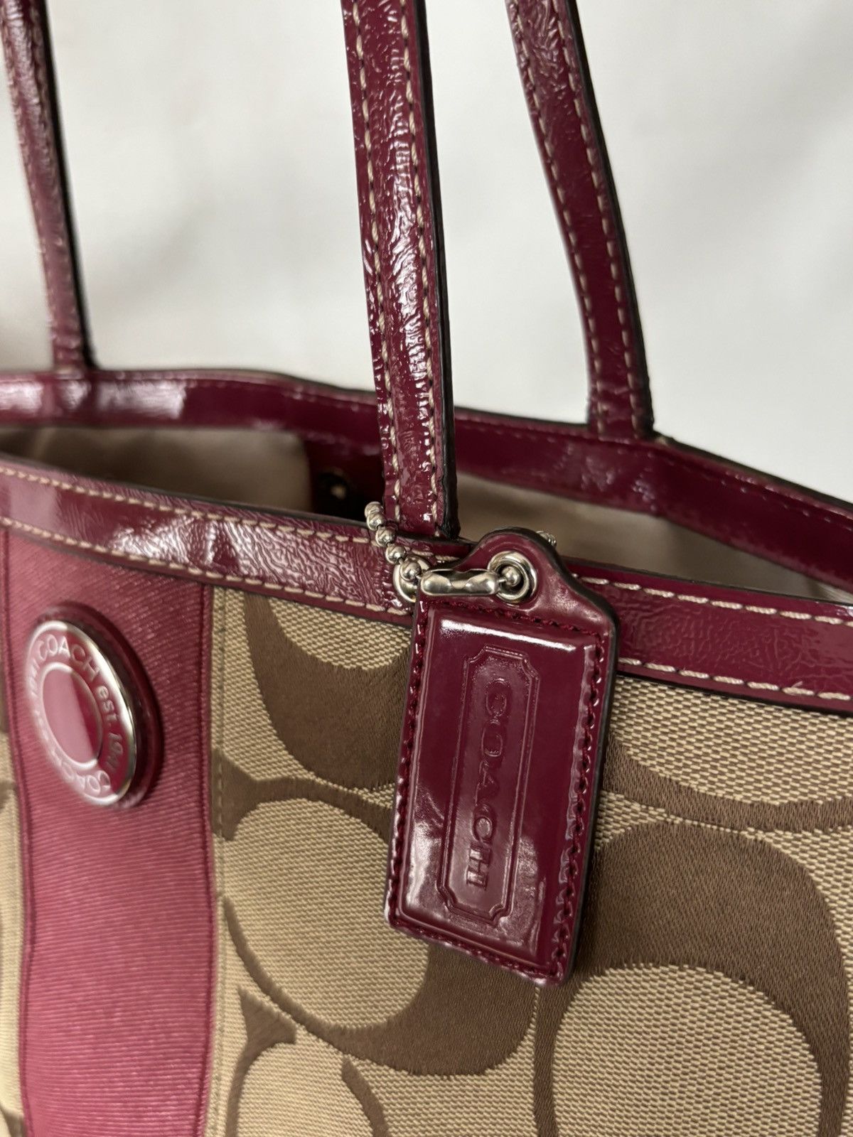 Coach × Vintage Vintage Coach Monogram Canvas bag Size ONE SIZE - 7 Thumbnail