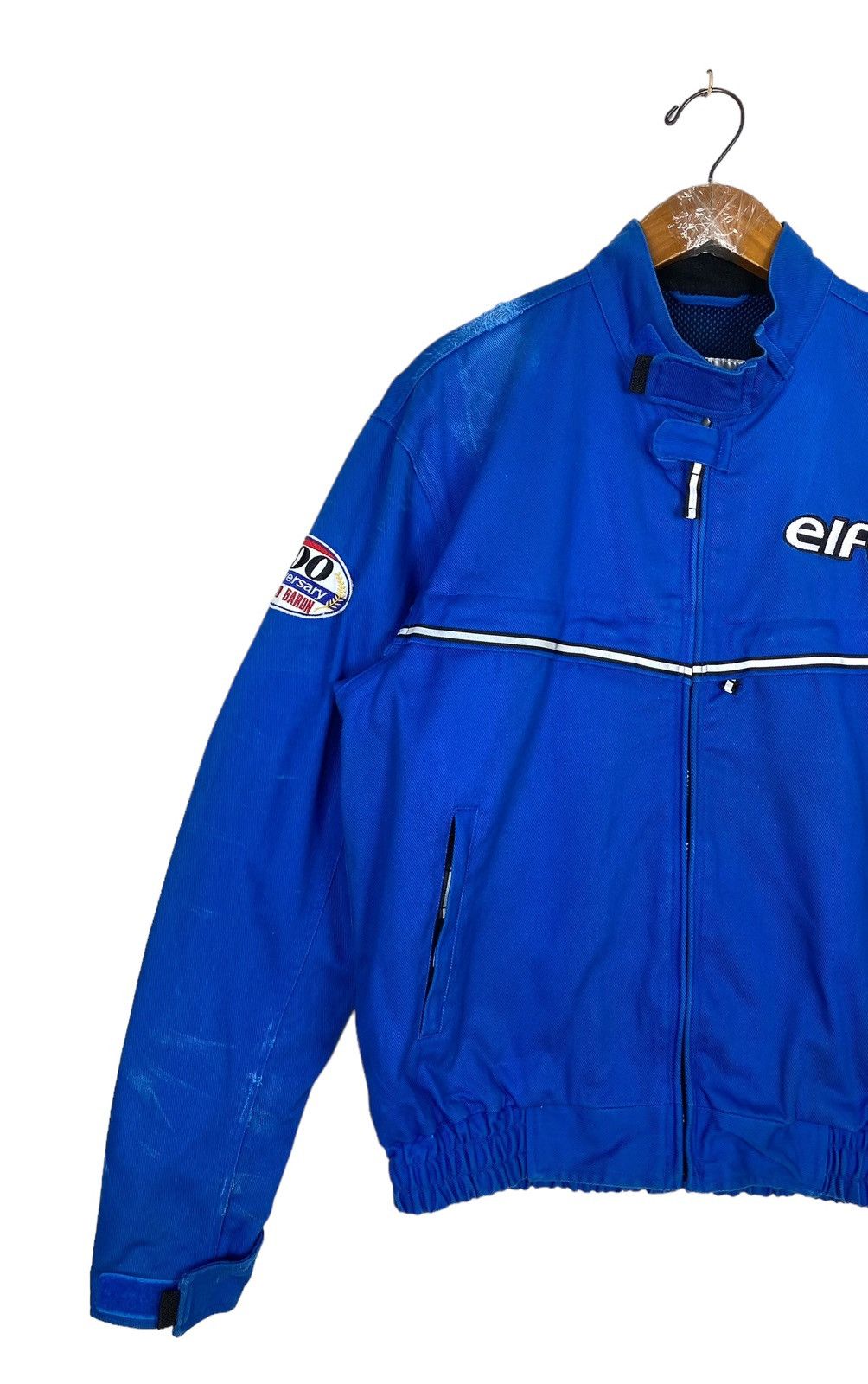 Japanese Brand Elf 300 Anniversary Red Baron Embroidery Big Logo Jacket Size US M / EU 48-50 / 2 - 4 Thumbnail