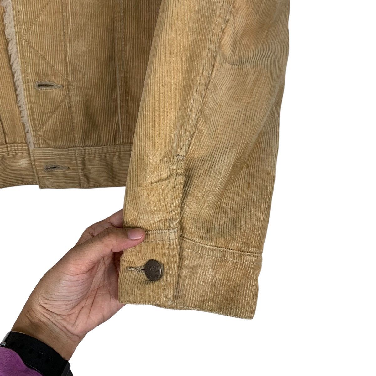 Lee LEE Storm Rider Sanforized Corduroy Sherpa Jacket #0583-C27 Size US L / EU 52-54 / 3 - 13 Thumbnail