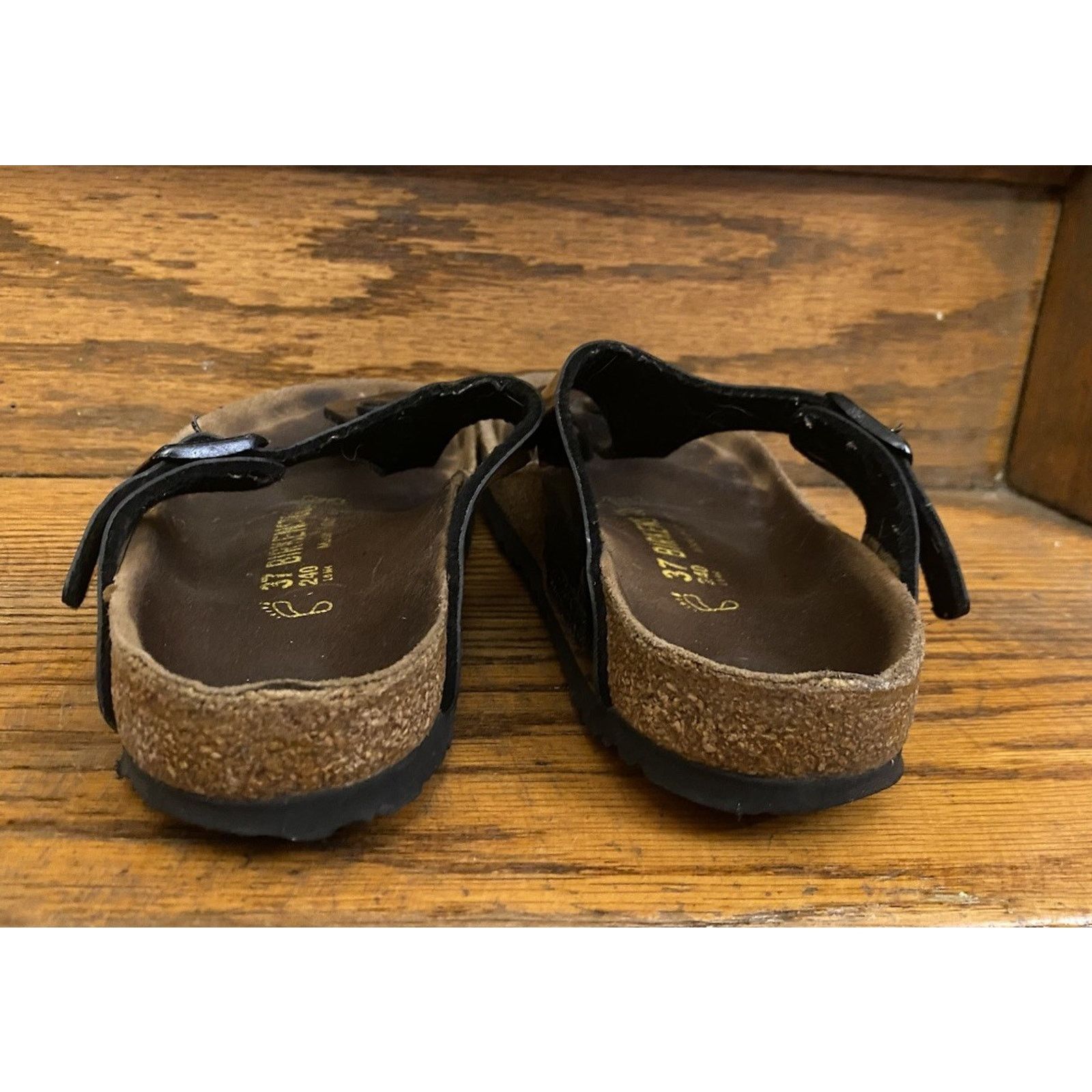 Birkenstock Birkenstock Gizeh Black Patent Birko Sandal Womens 6-6.5, 37 Size US 6.5 / IT 36.5 - 7 Thumbnail