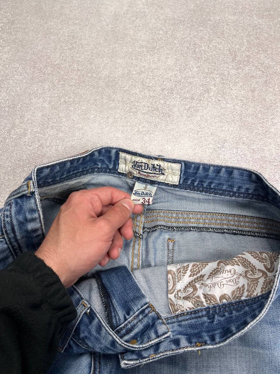 Other ⚡️QUICK SALE⚡️VON DUTCH BAGGY DENIM JEANS Y2K 34 Size US 34 / EU 50 - 8 Thumbnail