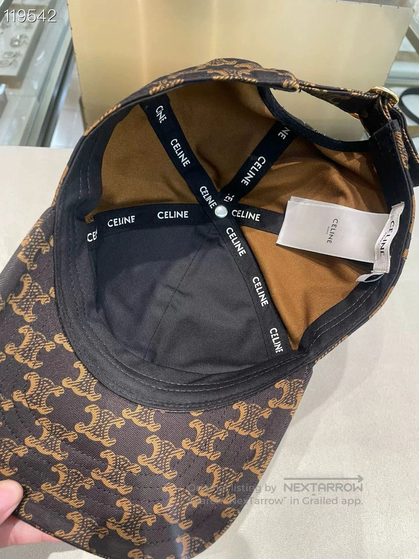Celine Celine Monogram Baseball Cap L. Size ONE SIZE - 3 Thumbnail