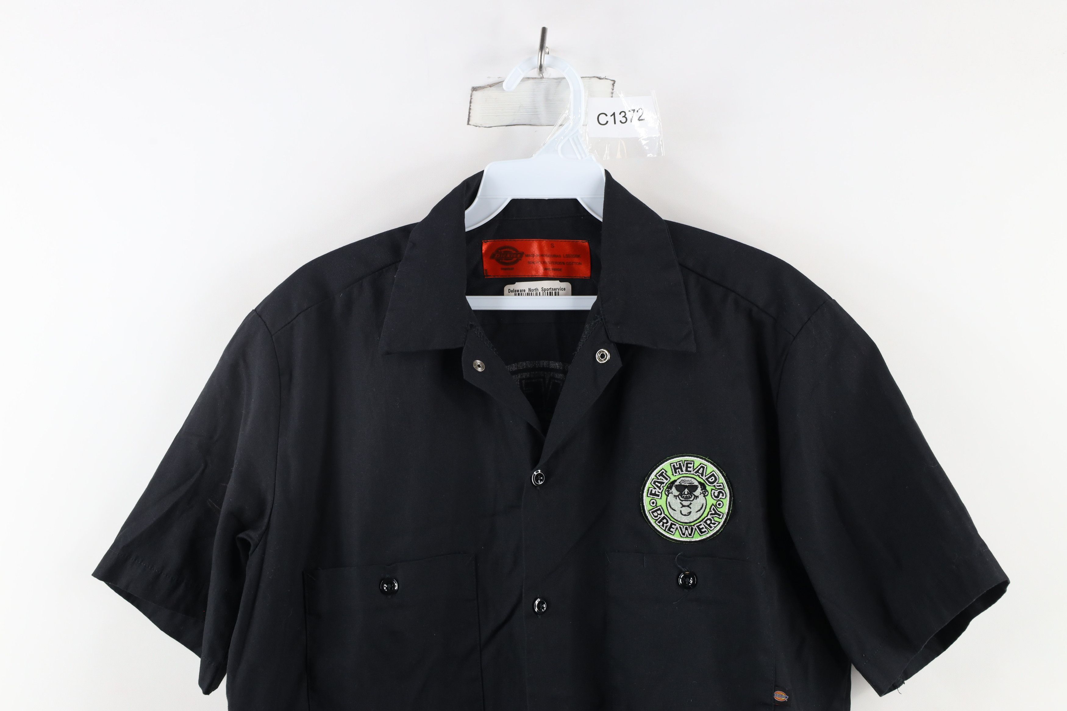 Dickies × Vintage Vintage Dickies Heads Brewery Mechanic Button Shirt Black Size US S / EU 44-46 / 1 - 2 Thumbnail