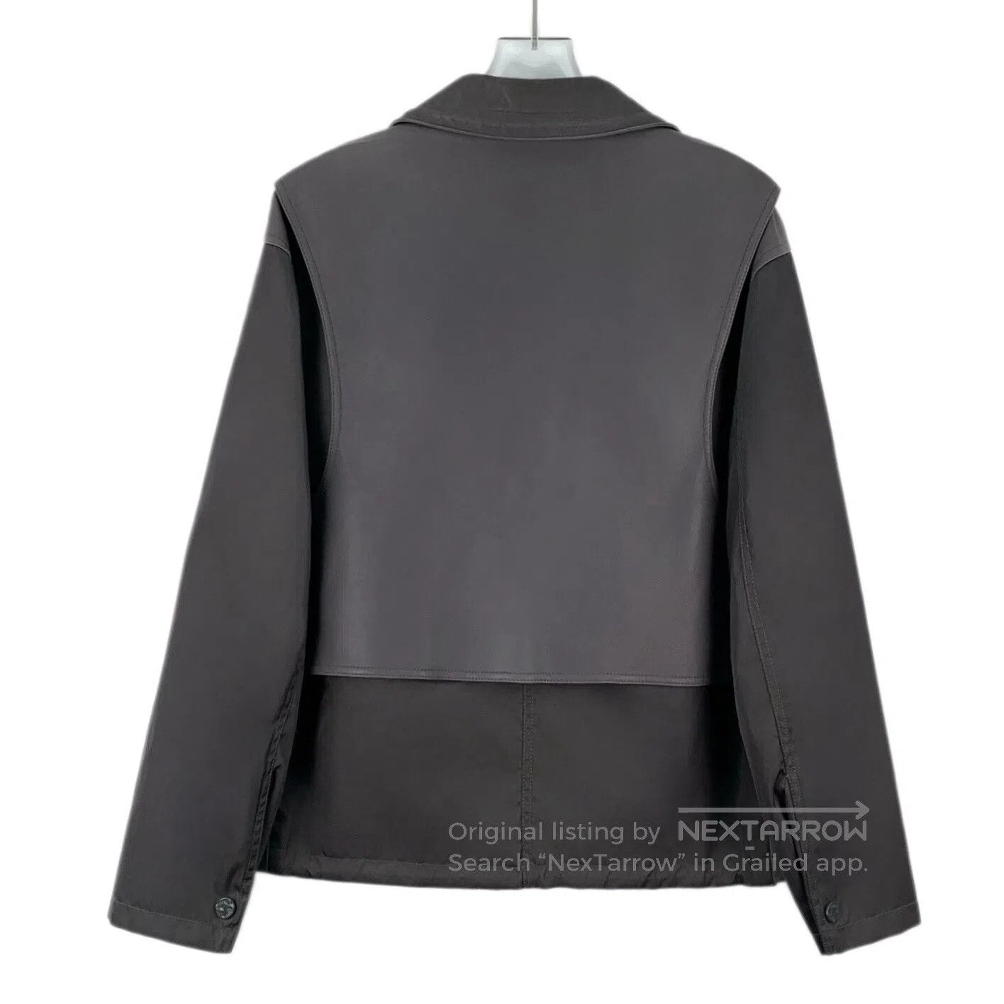 Louis Vuitton Louis Vuitton Grey letter embroidery leather collar zip lo Size US M / EU 48-50 / 2 - 2 Thumbnail