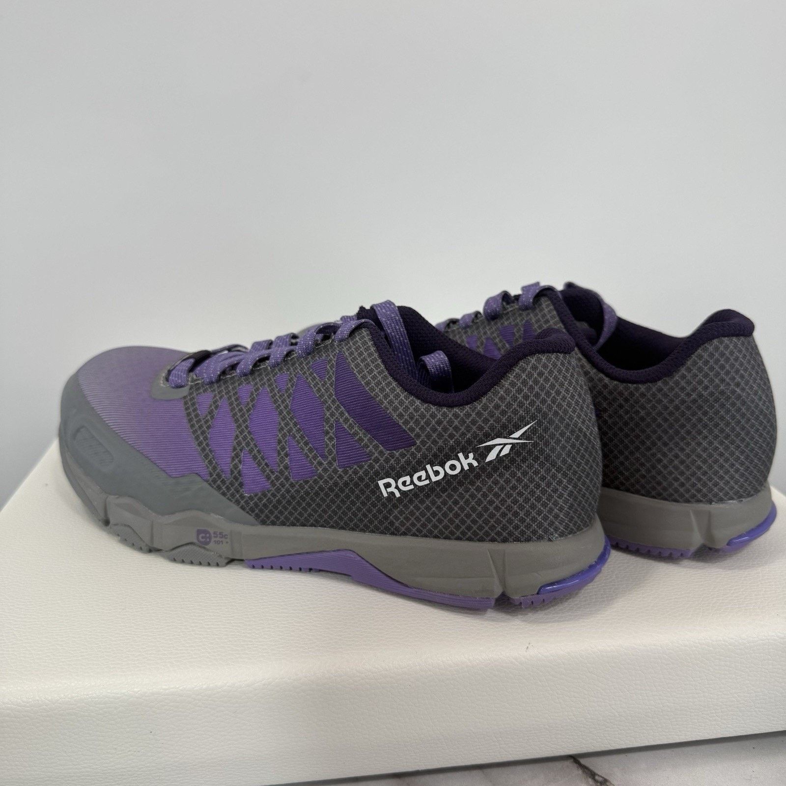 Reebok Reebok Speed TR Composite Toe Sneakers, Purple/Grey, Women's Size US 6 / IT 36 - 8 Thumbnail