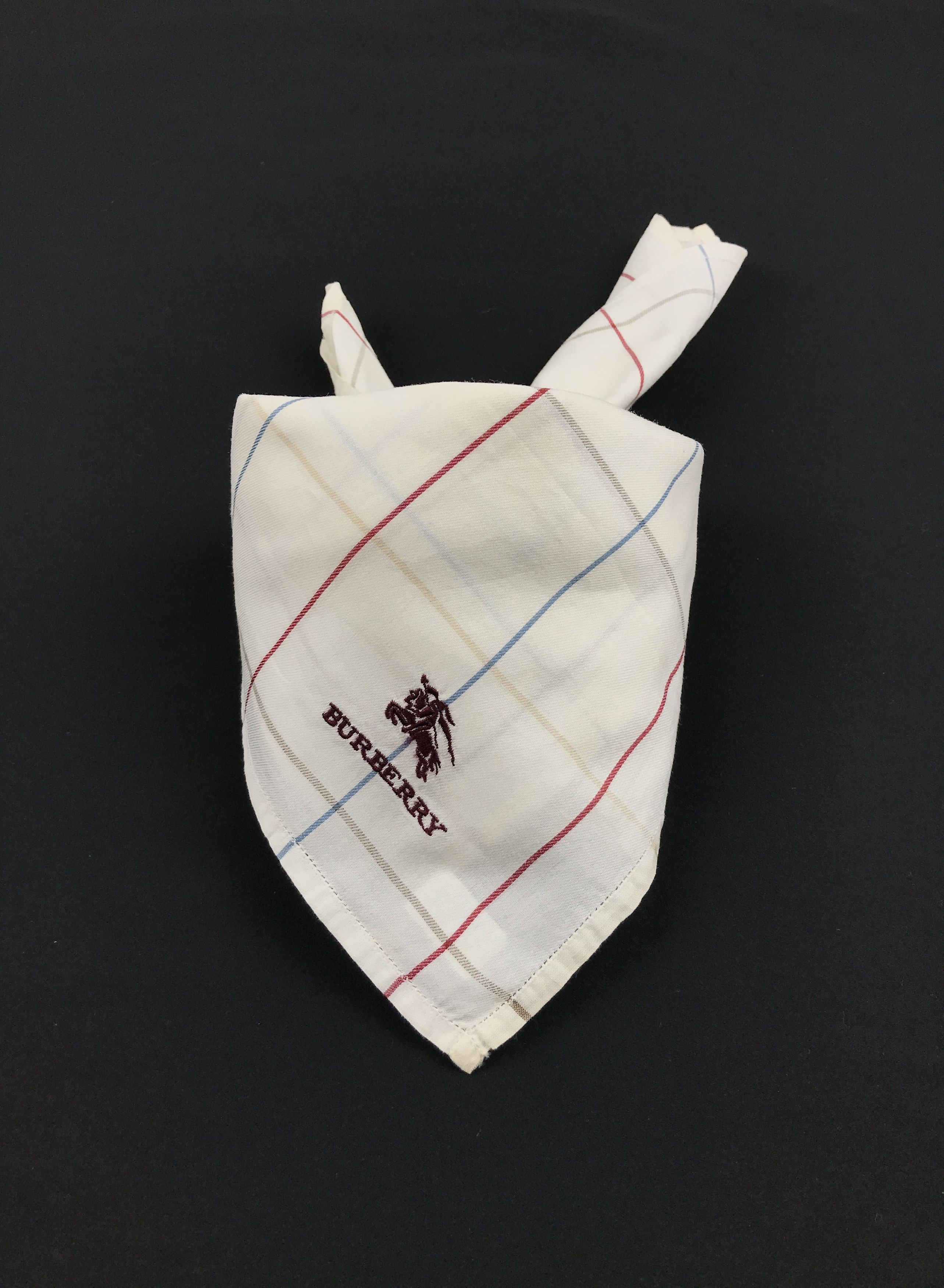 Burberry × Vintage Vintage Burberry Bandana Neckerchief Handkerchief Size ONE SIZE - 3 Thumbnail