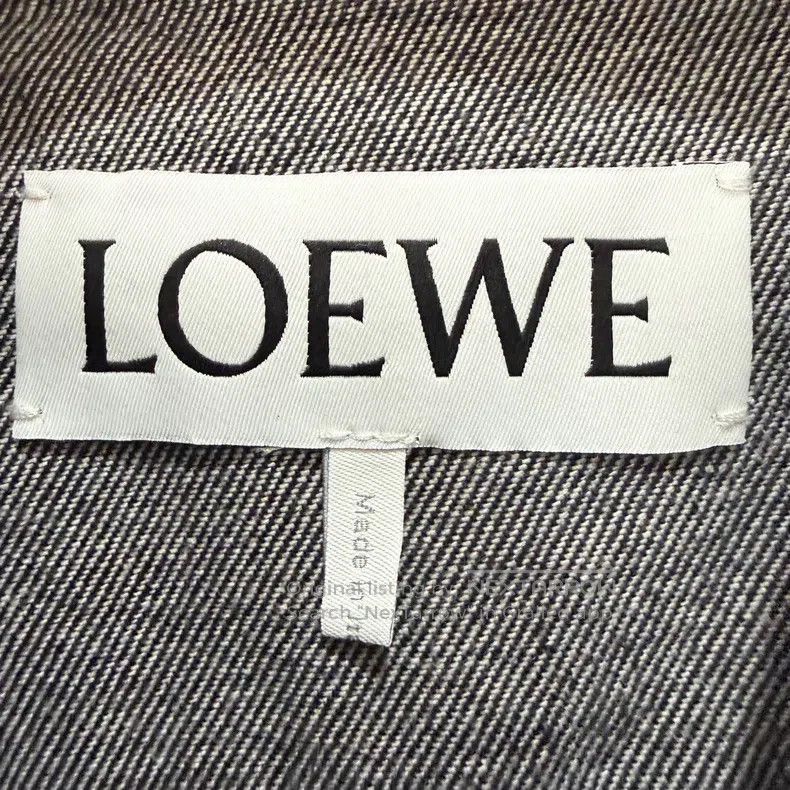 Loewe Loewe Washed Distressed Floral Print Denim Jacket Size US M / EU 48-50 / 2 - 6 Thumbnail