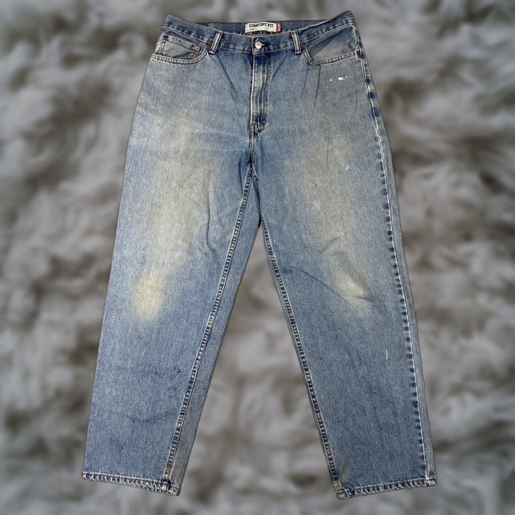 Levi's VINTAGE Levi's 560 Jeans Men’s 36x31 Blue Denim Comfort Fit Baggy 90s USA Y2k Straight Jeans Mens Size US 36 / EU 52 - 1 Thumbnail