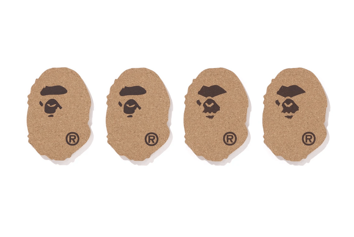 Bape Bape APE HEAD CORK COASTER Size ONE SIZE - 1 Thumbnail