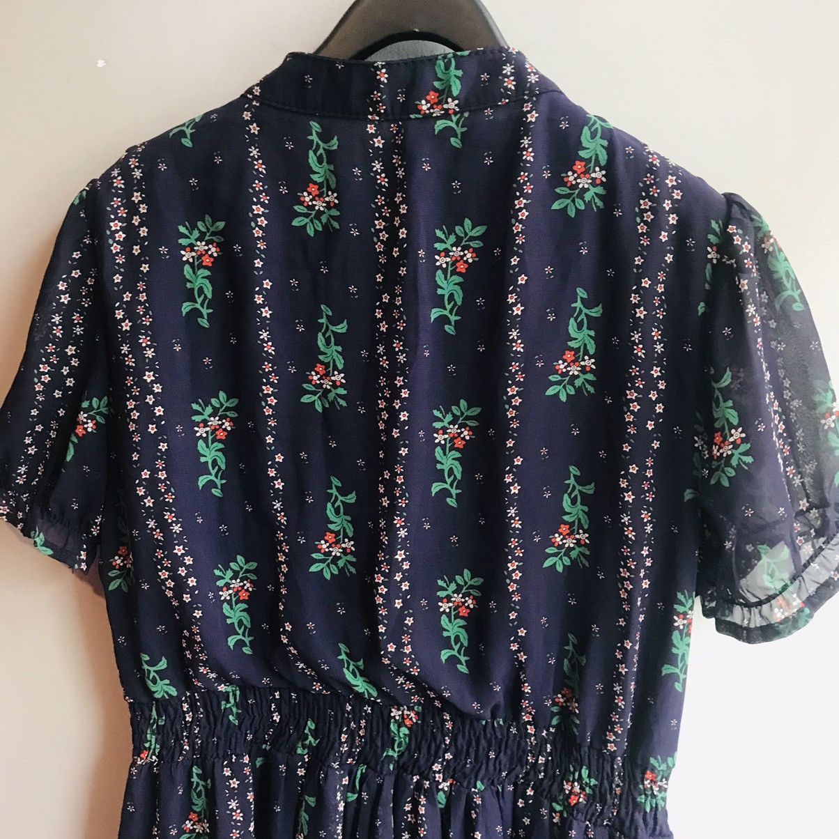20471120 × Seditionaries Japanese Floral Babydoll MIDI Dress Size M / US 6-8 / IT 42-44 - 5 Thumbnail