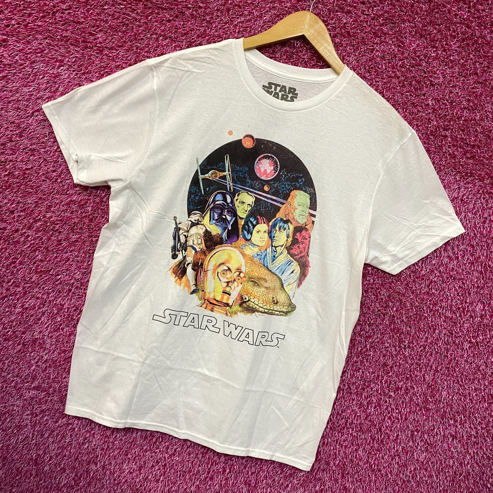 Star Wars Star Wars 1977 Illustrated Dewback Promo Movie Poster Tee L Size US L / EU 52-54 / 3 - 3 Thumbnail