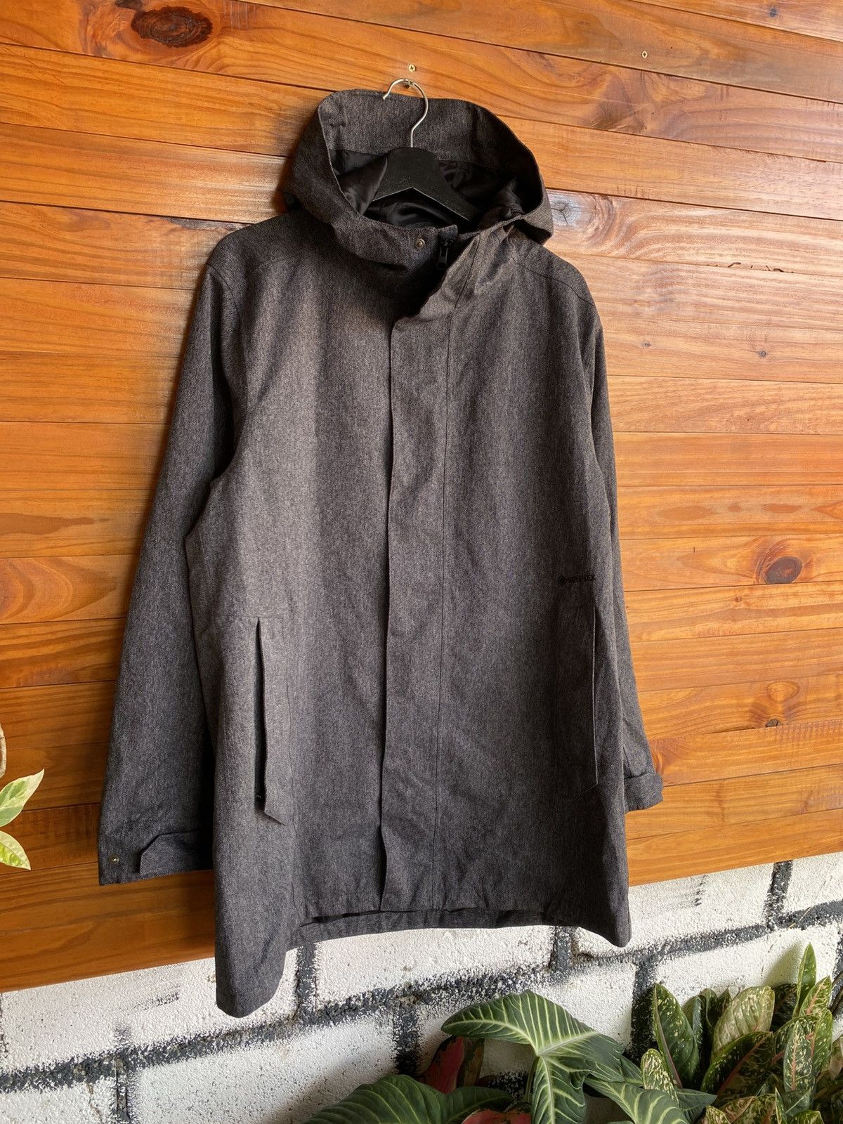 Goretex Foxfire GORE-TEX Hooded Coat Grey Outdoor Waterproof Size US XL / EU 56 / 4 - 5 Thumbnail