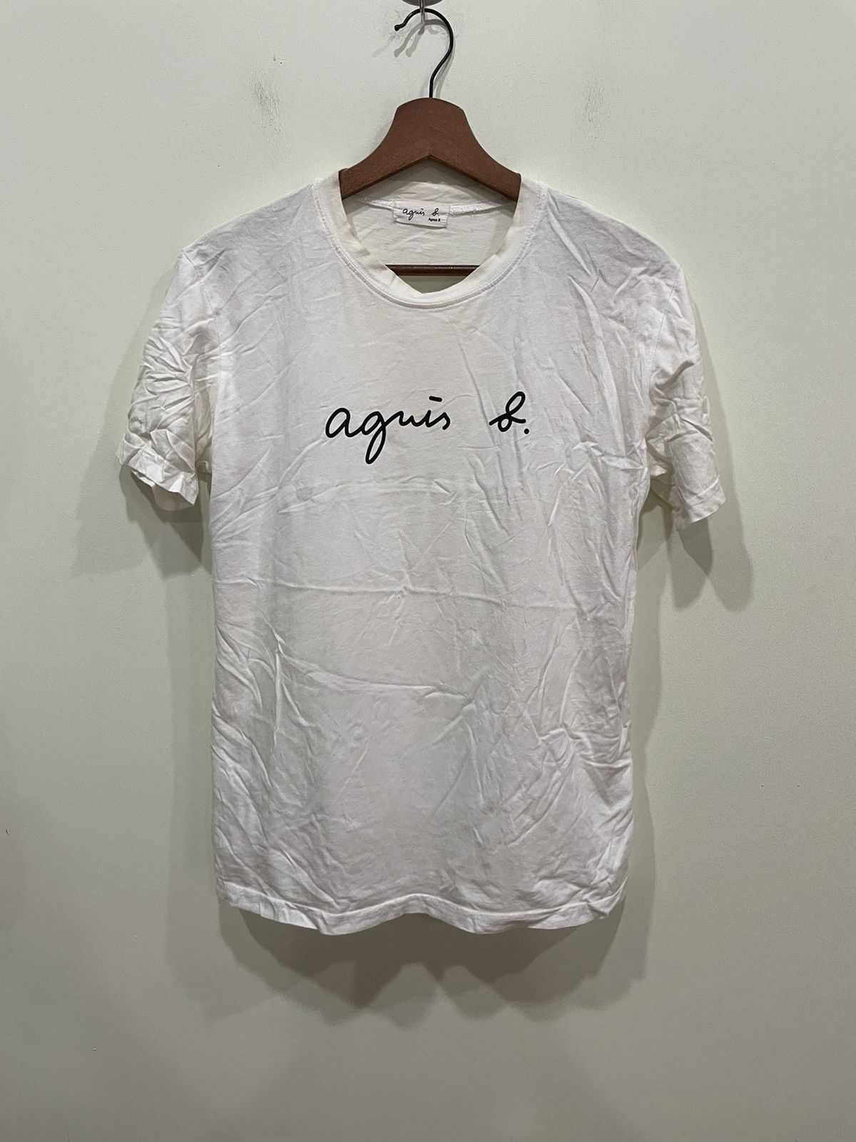 agnes b. Agnes B. Logo white shirt Size ONE SIZE - 1 Thumbnail
