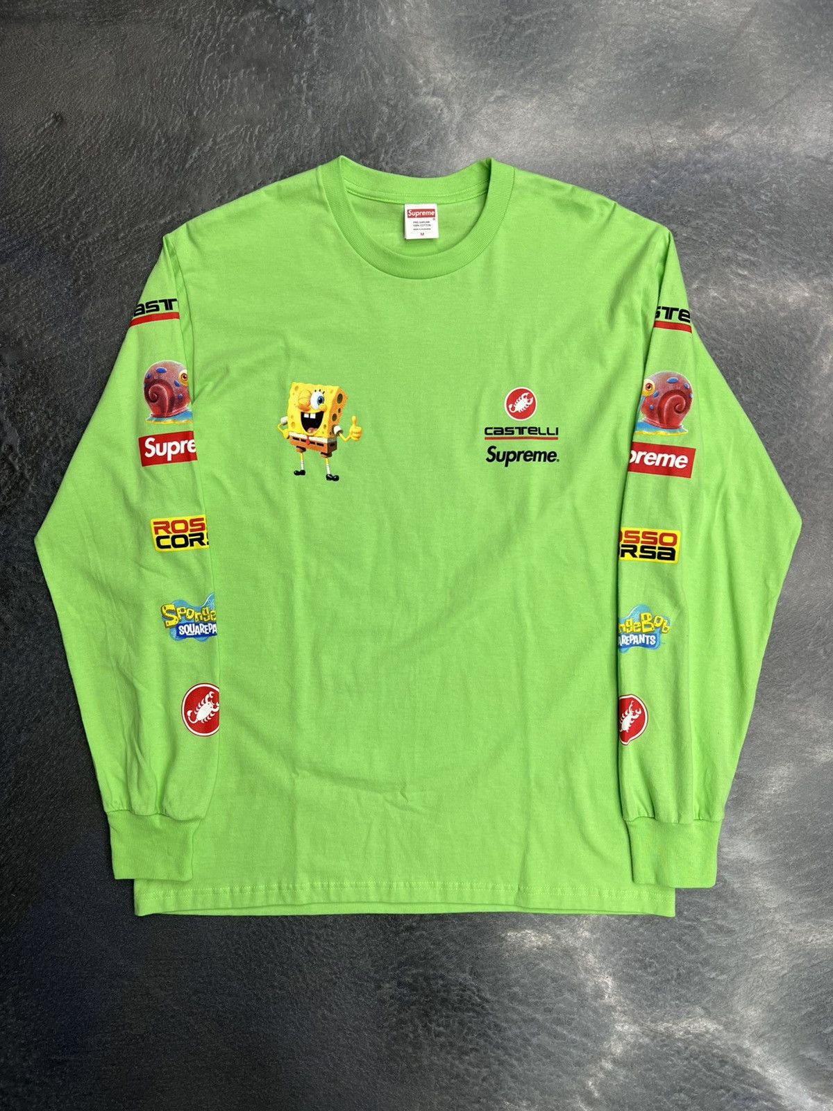 Supreme Supreme Spongebob Castelli Racing Longsleeve Size US M / EU 48-50 / 2 - 1 Thumbnail