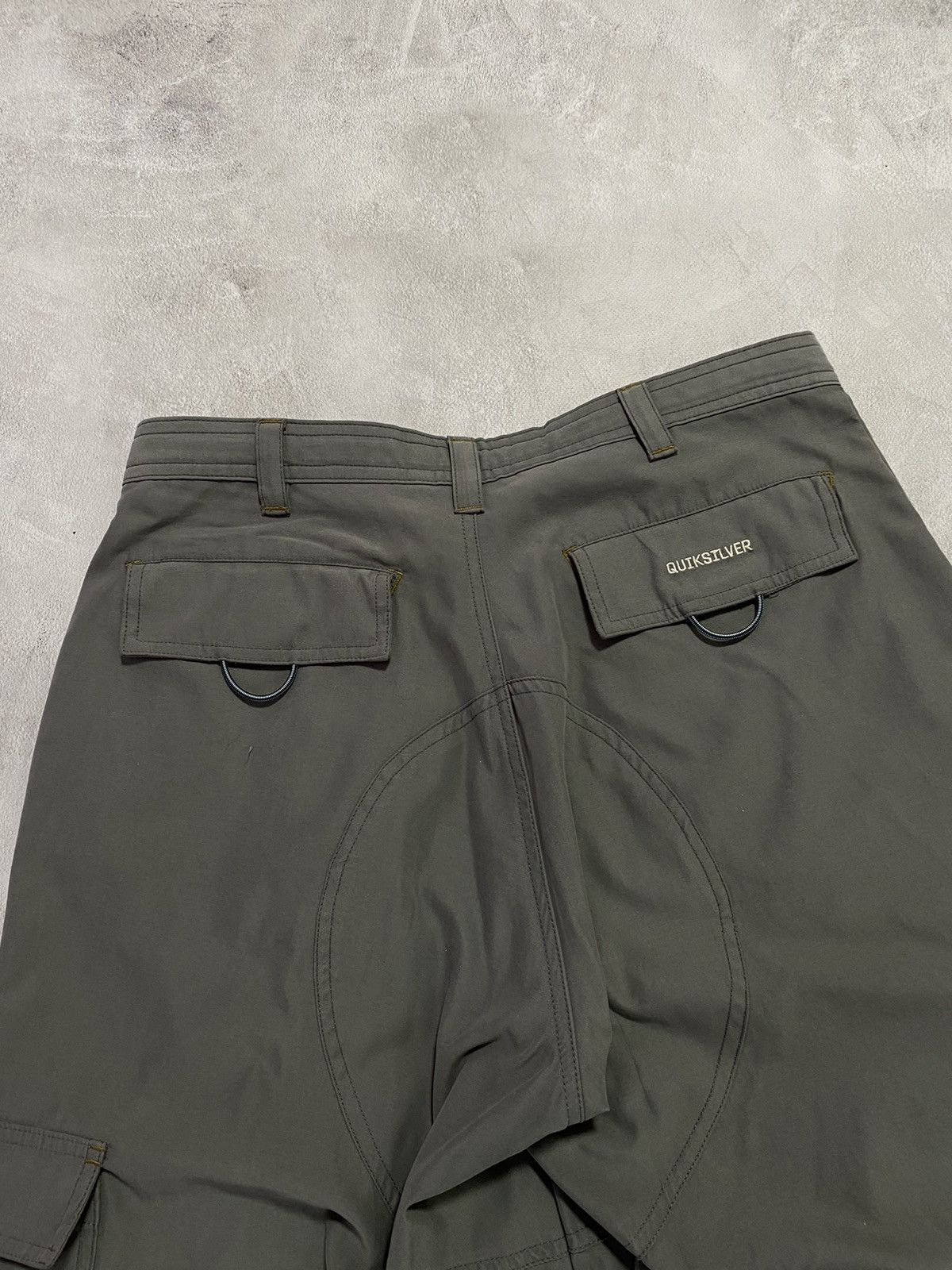 Japanese Brand × Quiksilver Vintage 90s y2k crazy pants cargo Quiksilver velvet SIZE - M Size US 33 - 7 Thumbnail