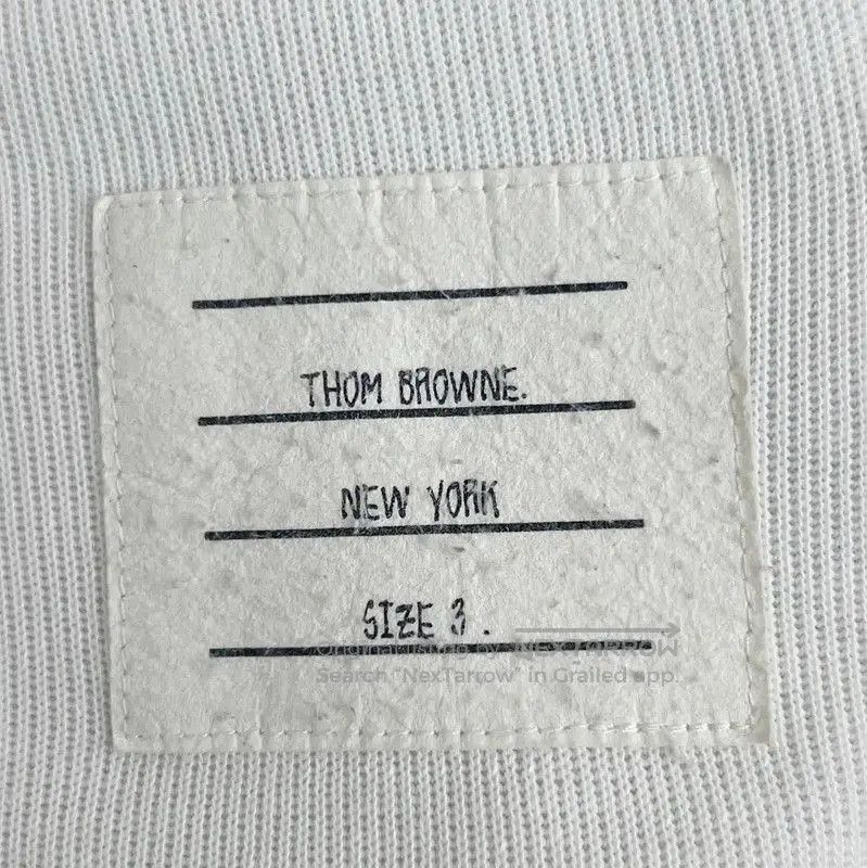 Thom Browne Thom Browne White Cotton Men's T-shirt . Size US M / EU 48-50 / 2 - 4 Thumbnail
