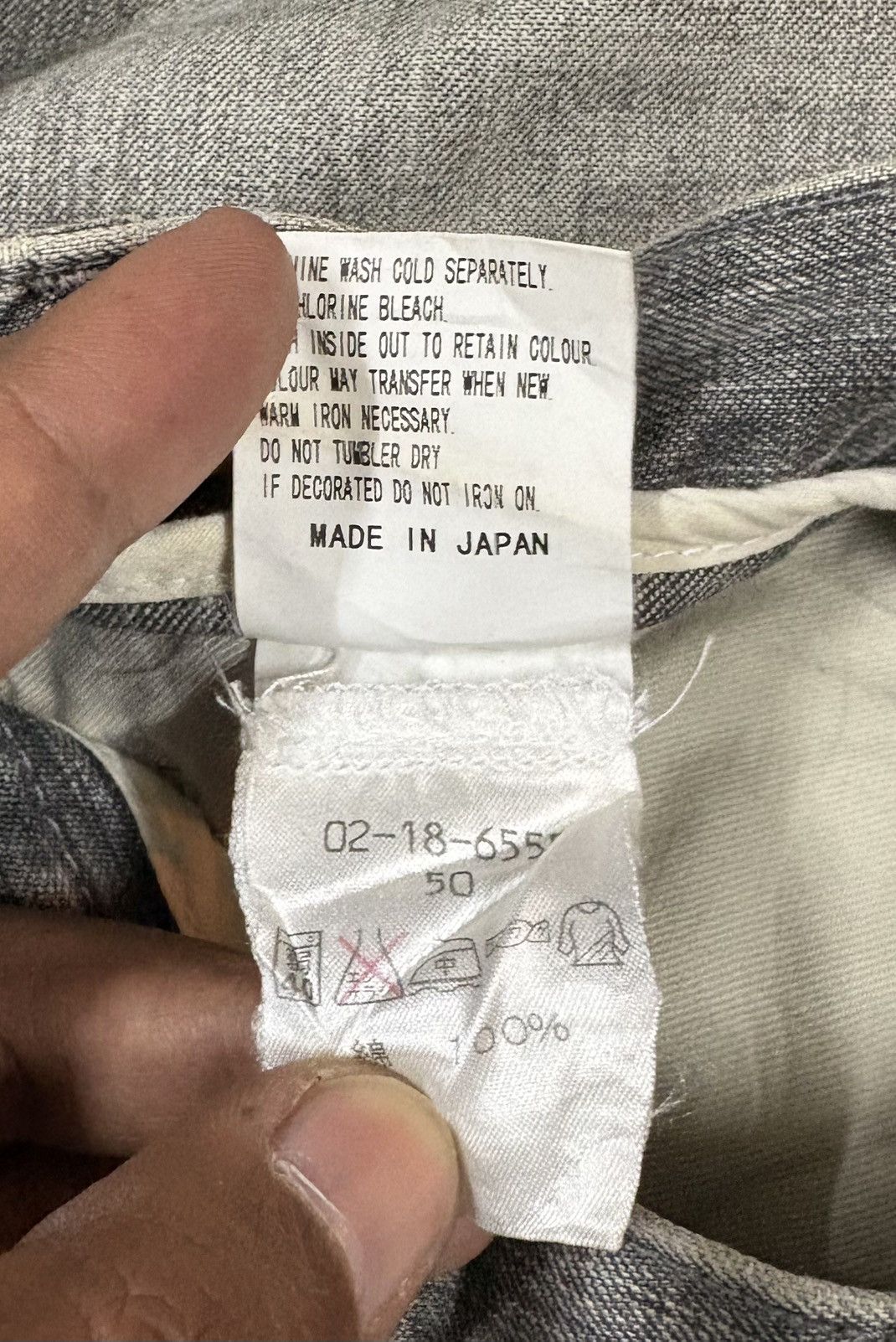 Japanese Brand Japanese London Denim Streetwear Straight Cut Jeans Size US 33 - 19 Thumbnail