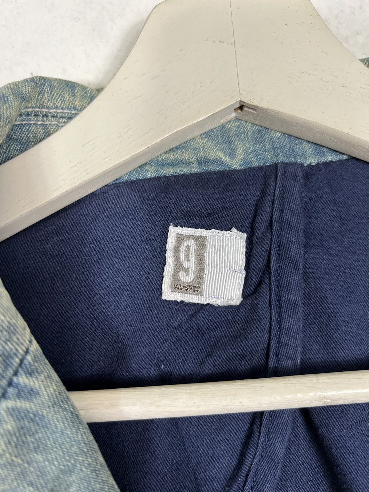 Japanese Brand 🔥 9 SPEC BROKEN DENIM JACKET Size US M / EU 48-50 / 2 - 13 Thumbnail