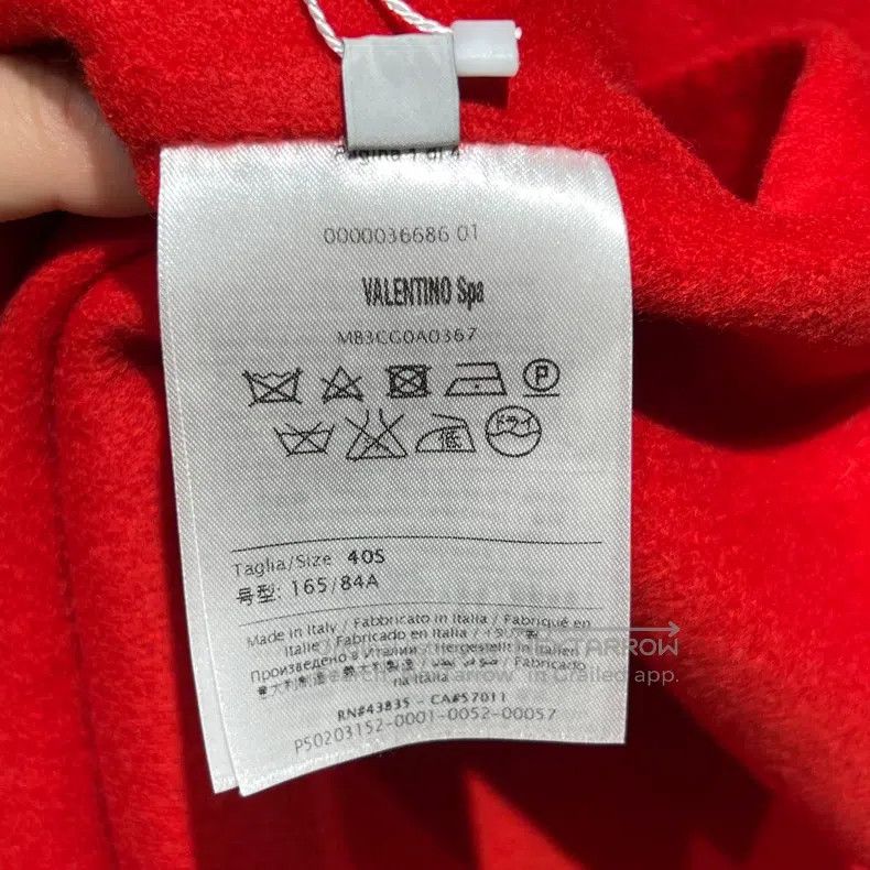 Valentino Valentino Red wool cape coat Size S / US 4 / IT 40 - 4 Thumbnail