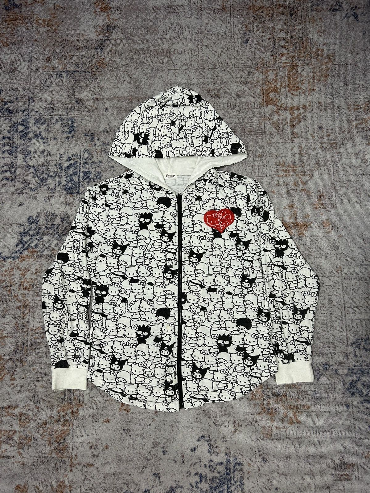 If Six Was Nine Hello Kitty Full Print zip Hoodie Size US S / EU 44-46 / 1 - 1 Thumbnail