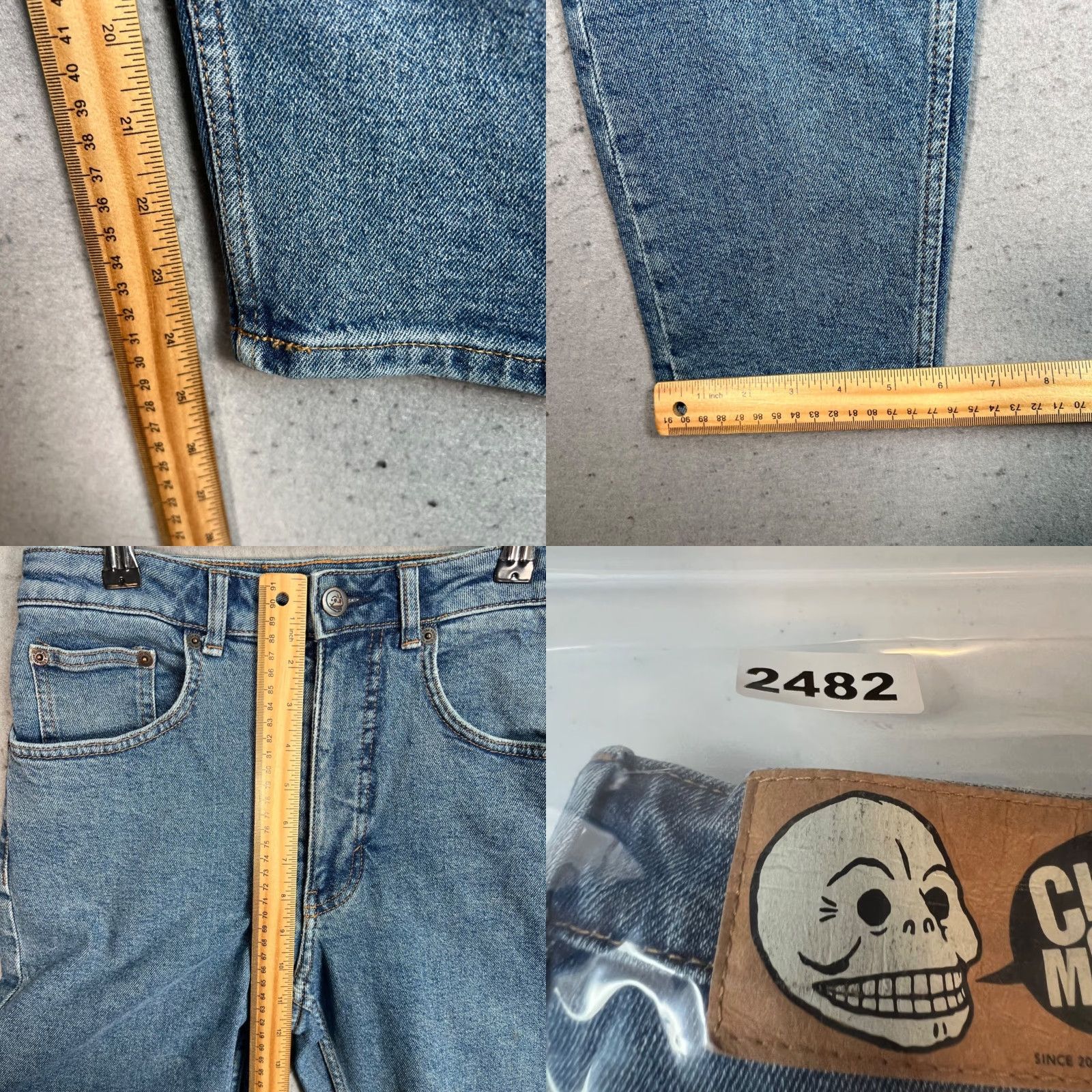 Cheap Monday Cheap Monday Womens Jeans Skinny High-Waisted Blue 26 Denim Stretch 5-Pocket Inseam 25 Size 26" / US 2 / IT 38 - 8 Thumbnail