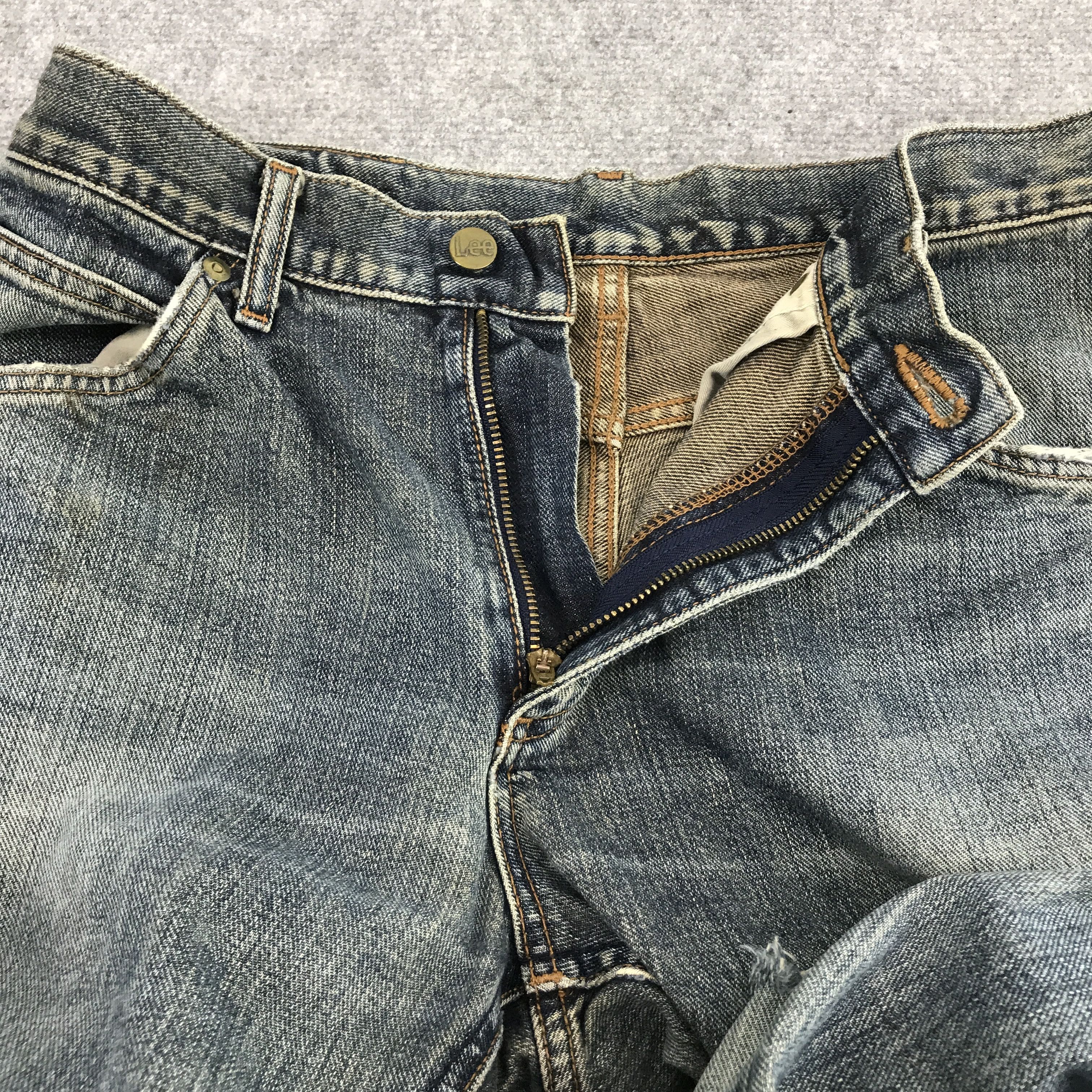 Japanese Brand × Lee FLARE LEE JAPAN BOOTCUT DISTRESSED DENIM JEANS Size US 32 / EU 48 - 7 Thumbnail