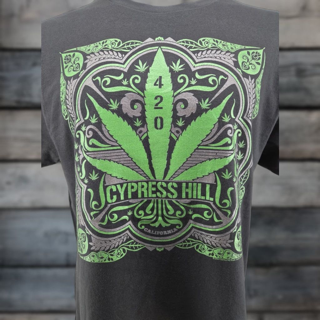 Vintage VINTAGE Cypress Hill 420 California Men T Shirt Size Large Size US L / EU 52-54 / 3 - 1 Thumbnail