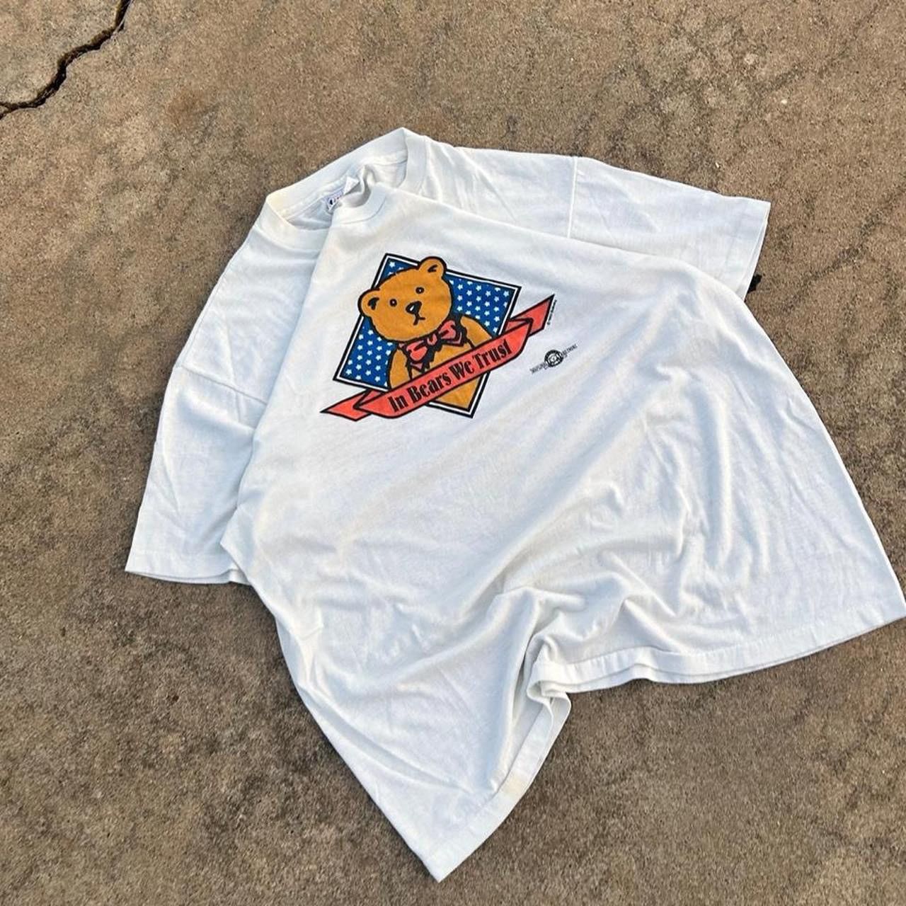Hanes Rare 1983 bialosky bear tee Size US XL / EU 56 / 4 - 1 Thumbnail