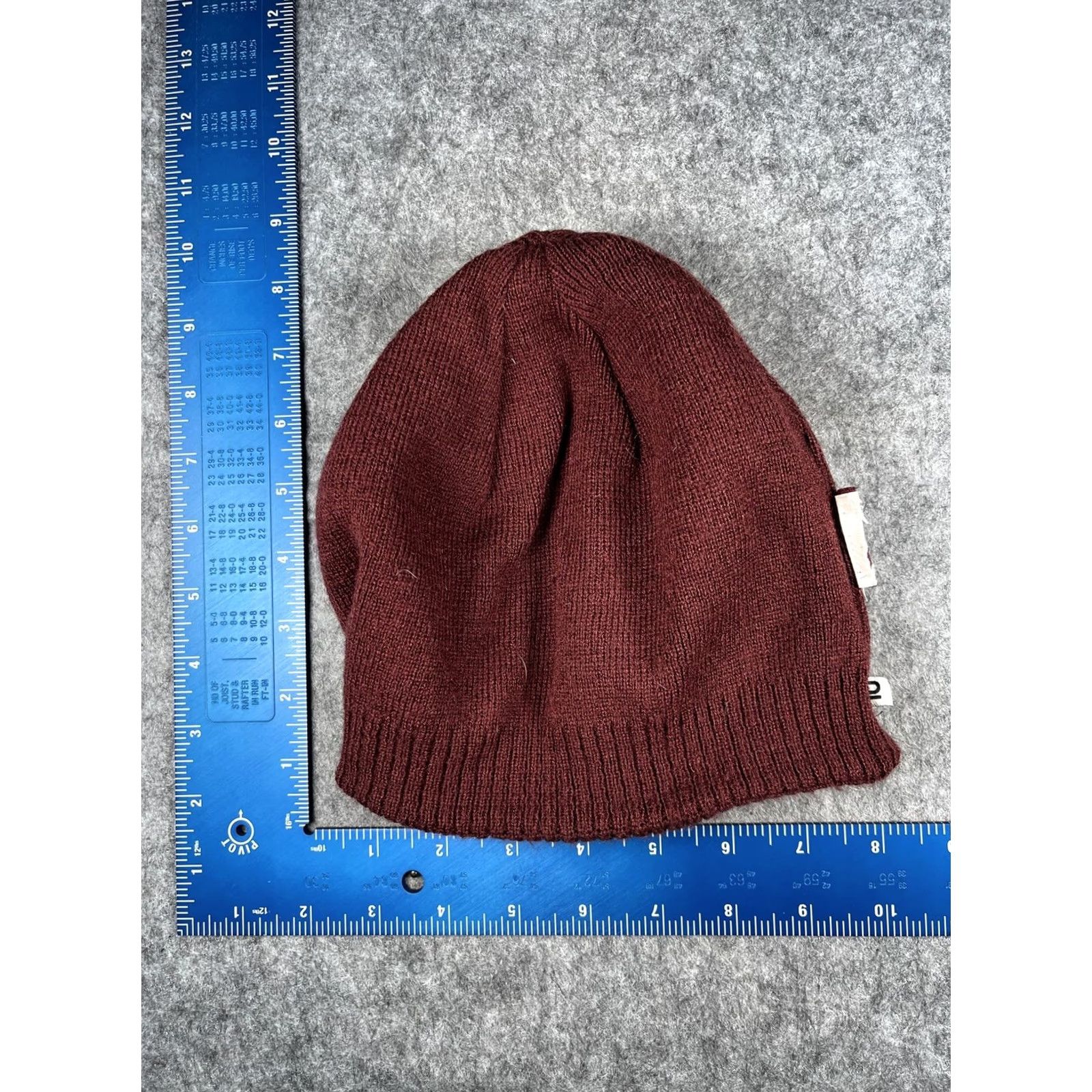 Vintage Wedze Beanie Mens One Size Red Knit Stretch Winter Casual Ski Hat Size ONE SIZE - 6 Thumbnail